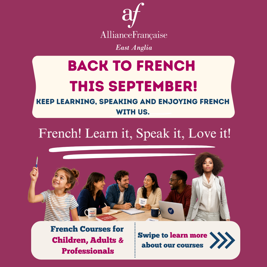 Alliance Française Cambridge-Norwich Facebook ad: Home - Alliance Francaise de Cambridge - Norwich