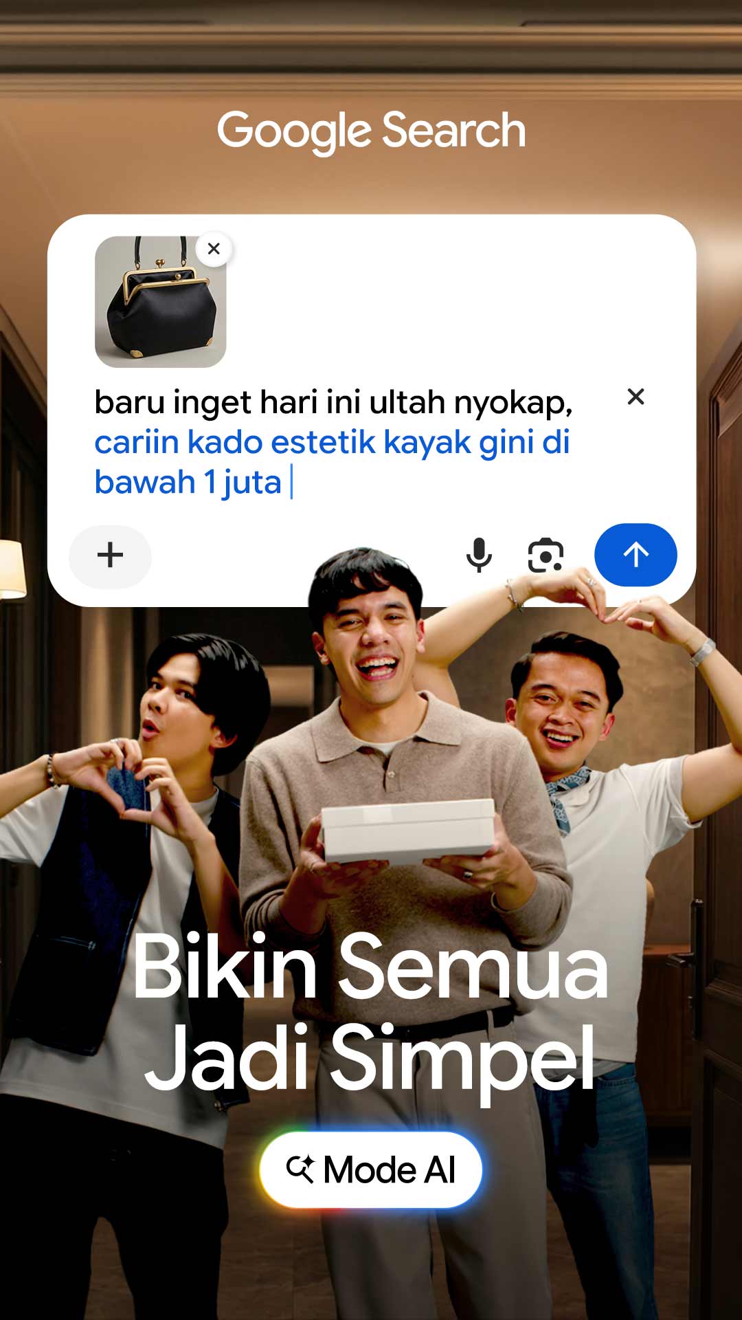 Google Facebook ad