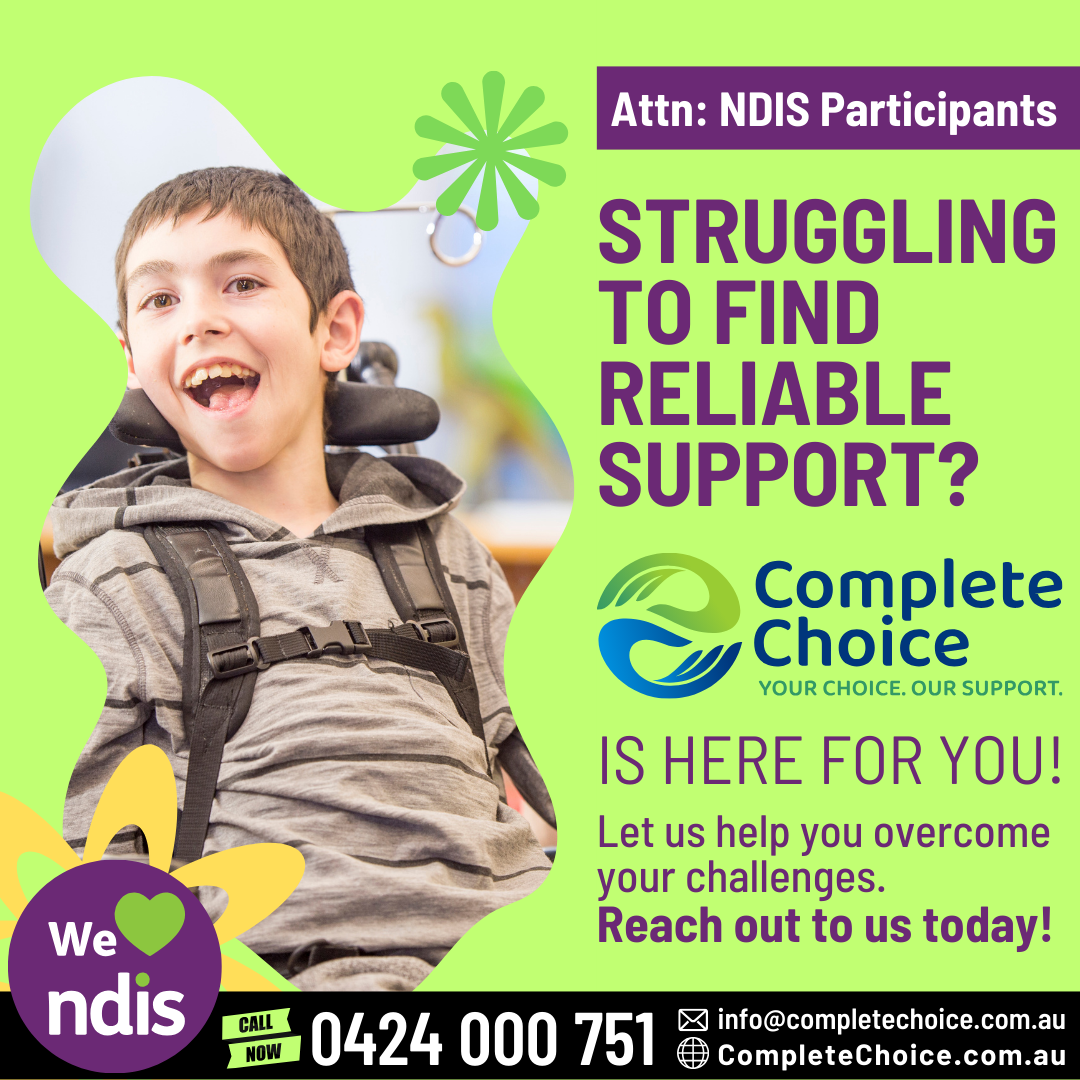 Complete Choice Facebook ad: Your Choice. Our Support.