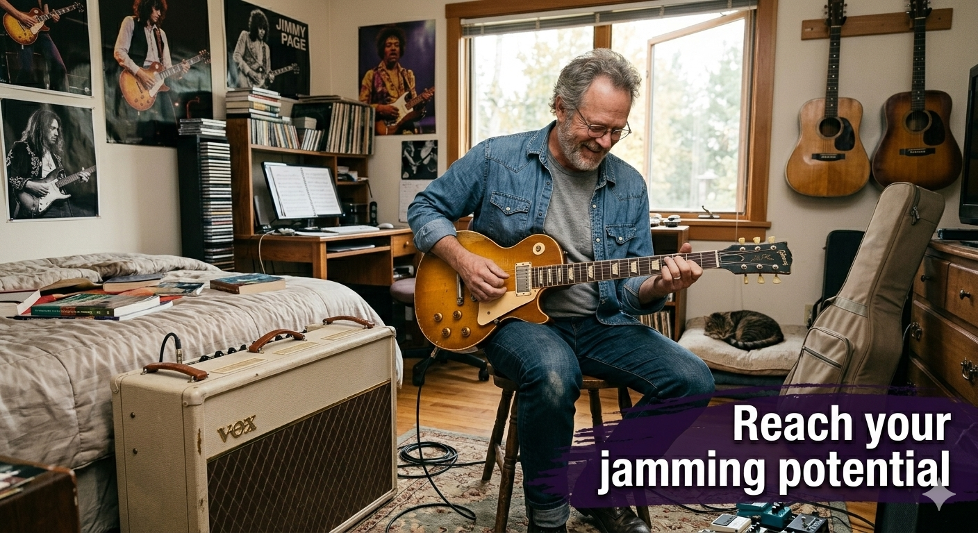 Total Guitar Transformation Facebook ad