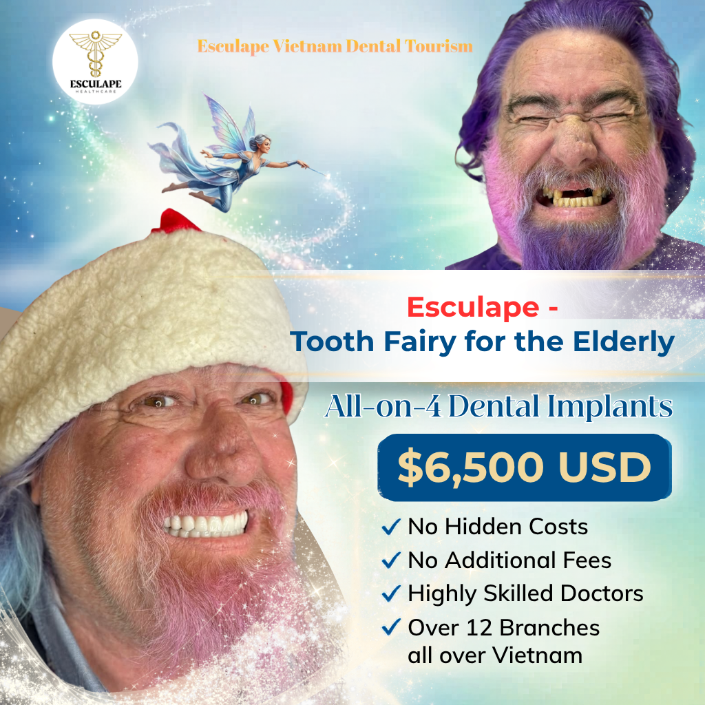 Esculape - Vietnam Dental Tourism Facebook ad: GET FREE TREATMENT PLAN