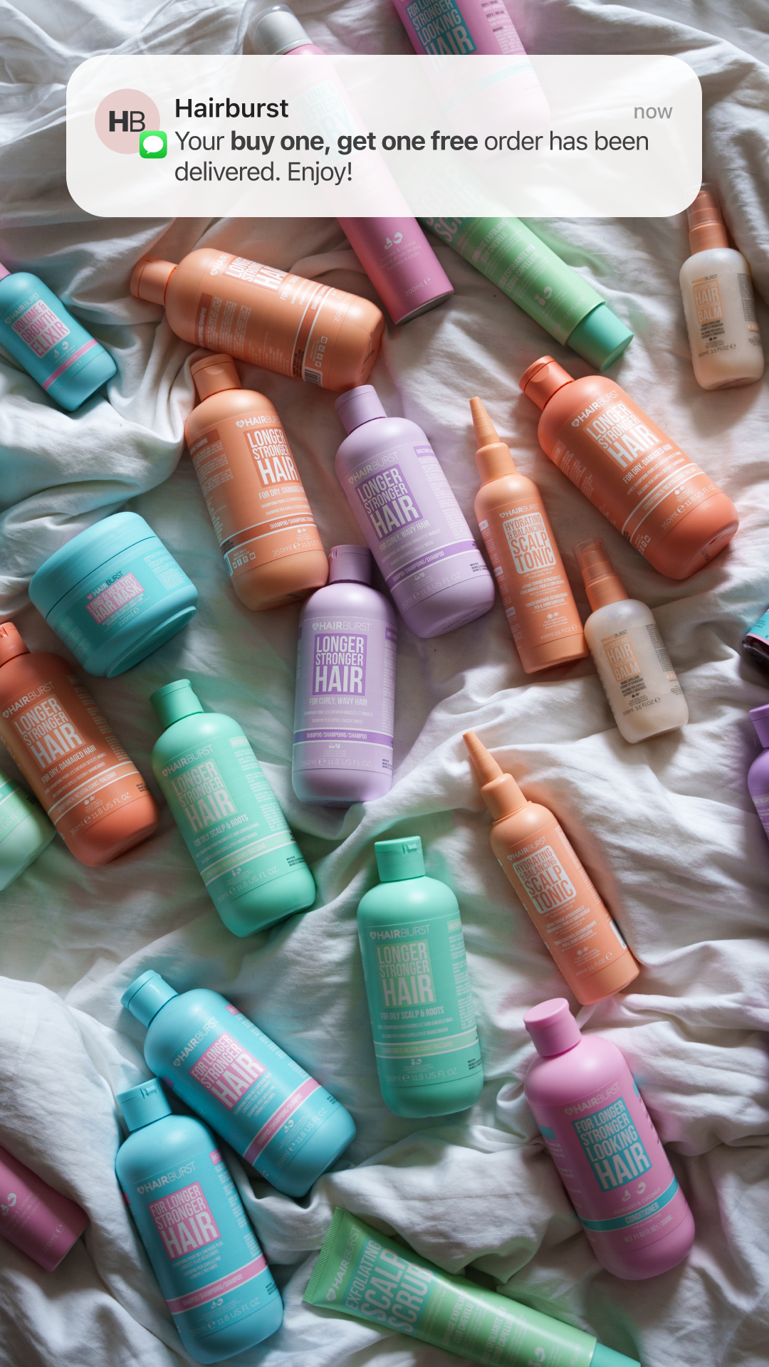 Hairburst Facebook ad