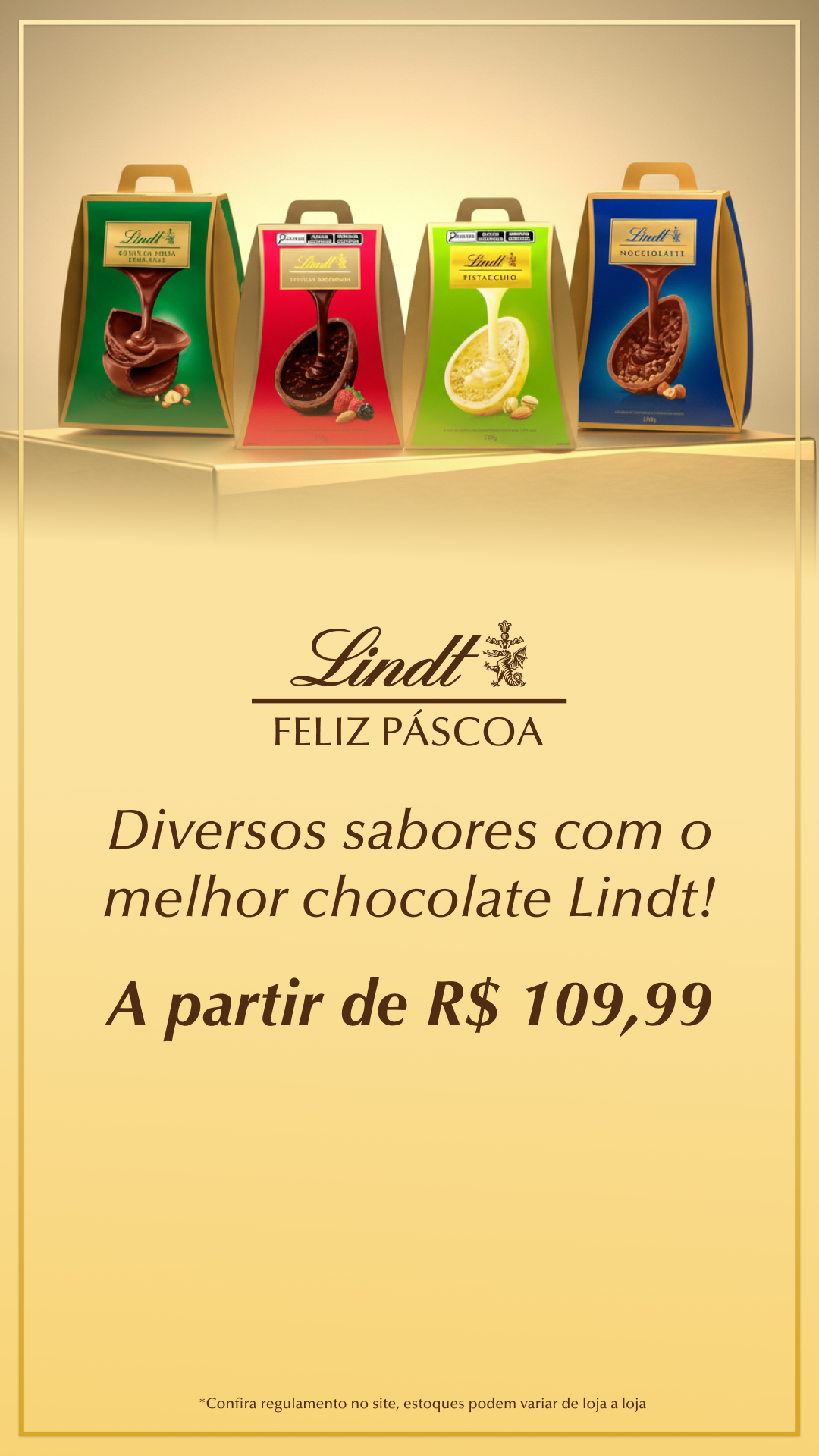 Lindt Facebook ad
