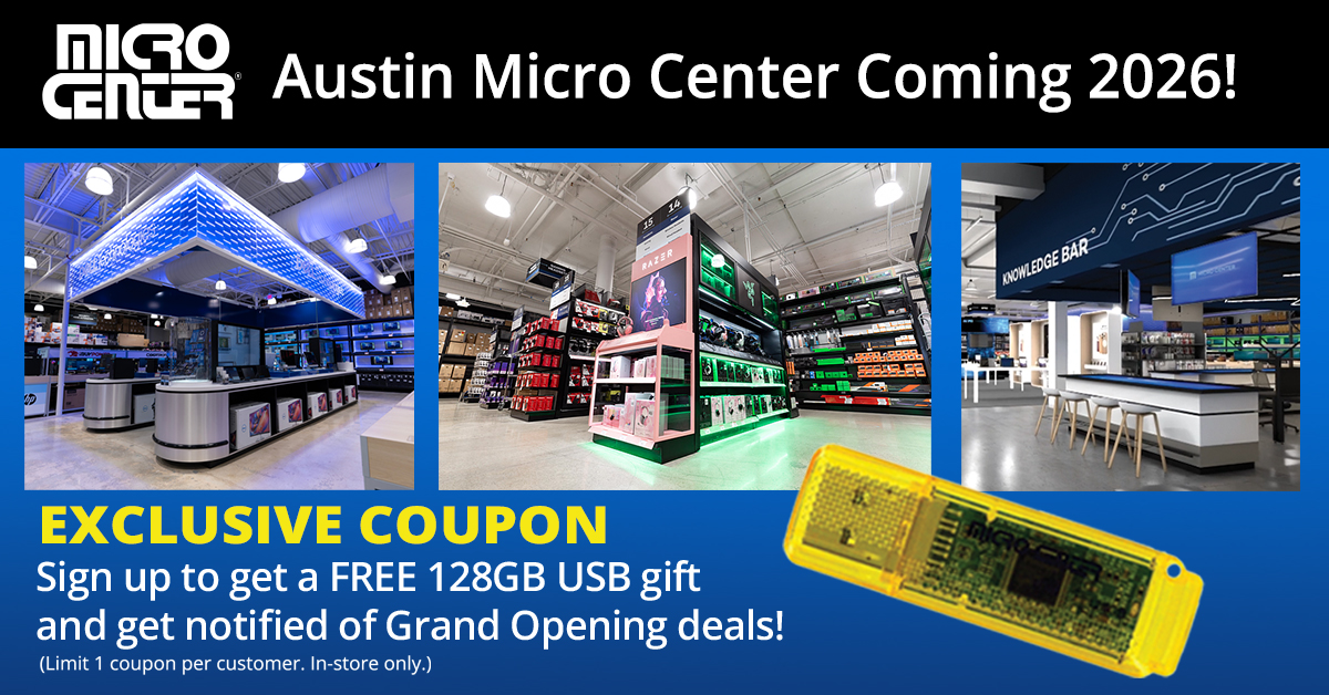 Micro Center Facebook ad