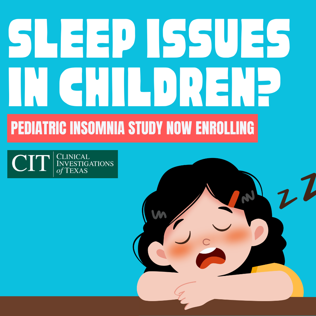 Clinical Investigations of Texas Facebook ad: Child Sleep Study Now Enrolling