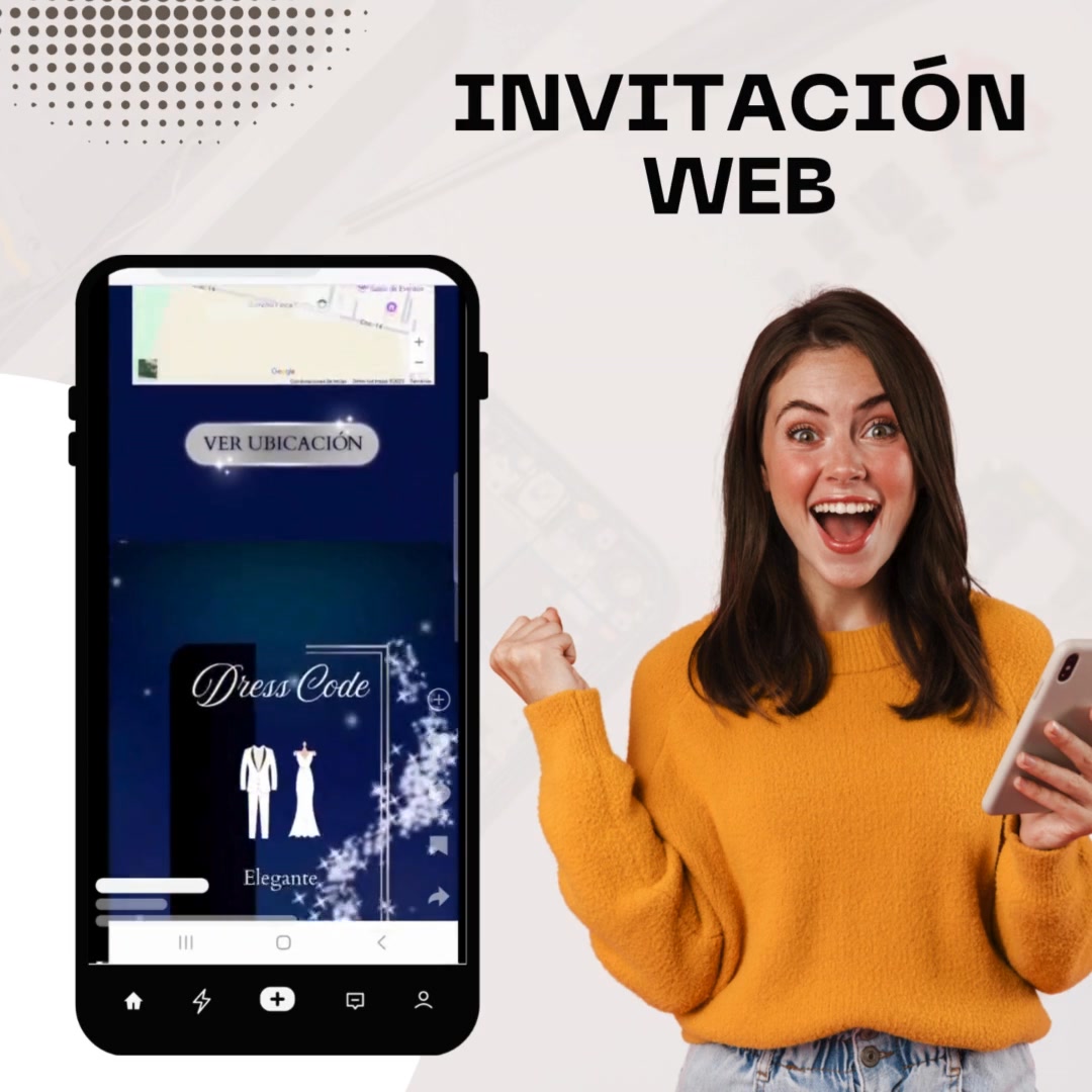 Invitaciones Digitales Creativas Facebook ad: Dale un toque único, moderno y elegante a…