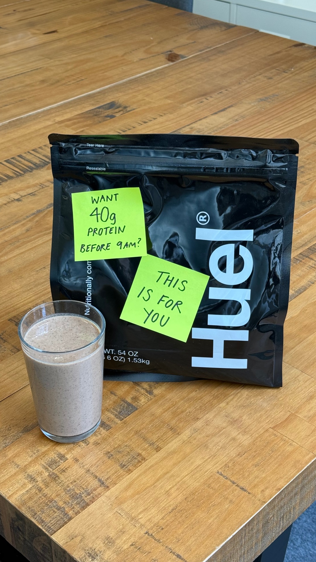 Huel Facebook ad