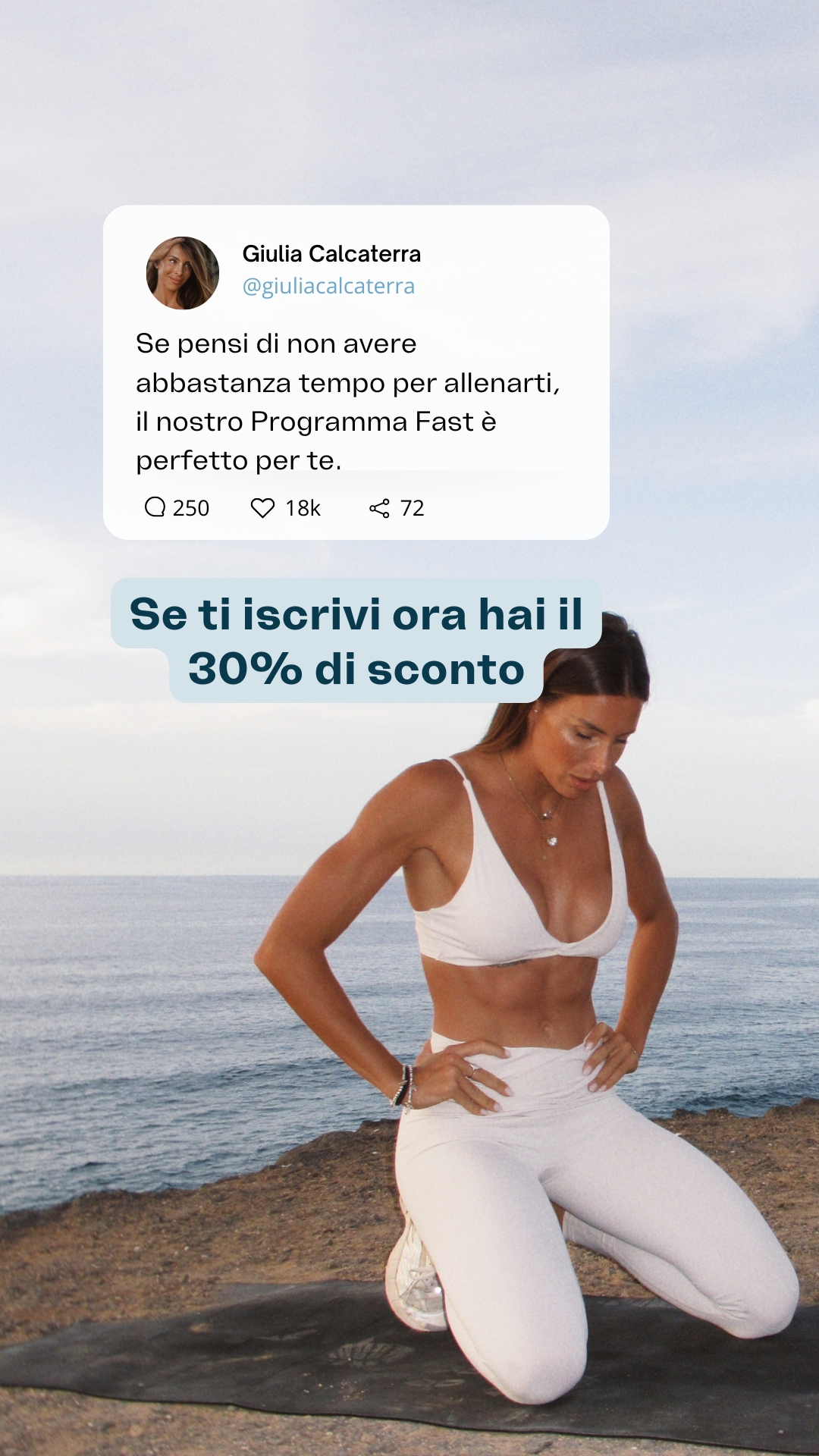 Giulia Calcaterra Facebook ad: 25 minuti possono bastare. Se sai come usarli.
