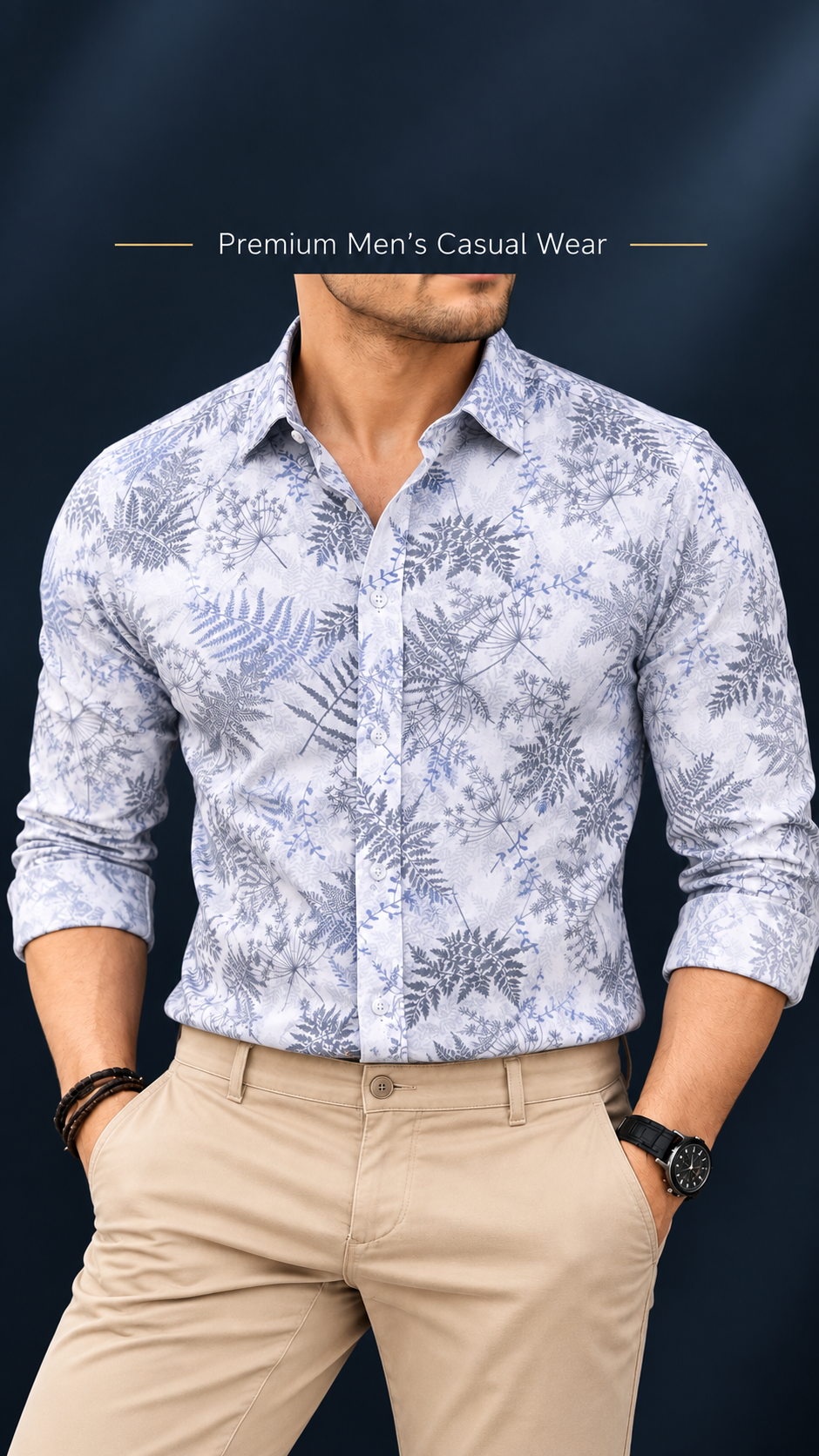 Cochincotton Facebook ad: Look Sharp. Feel Effortlessly Premium.