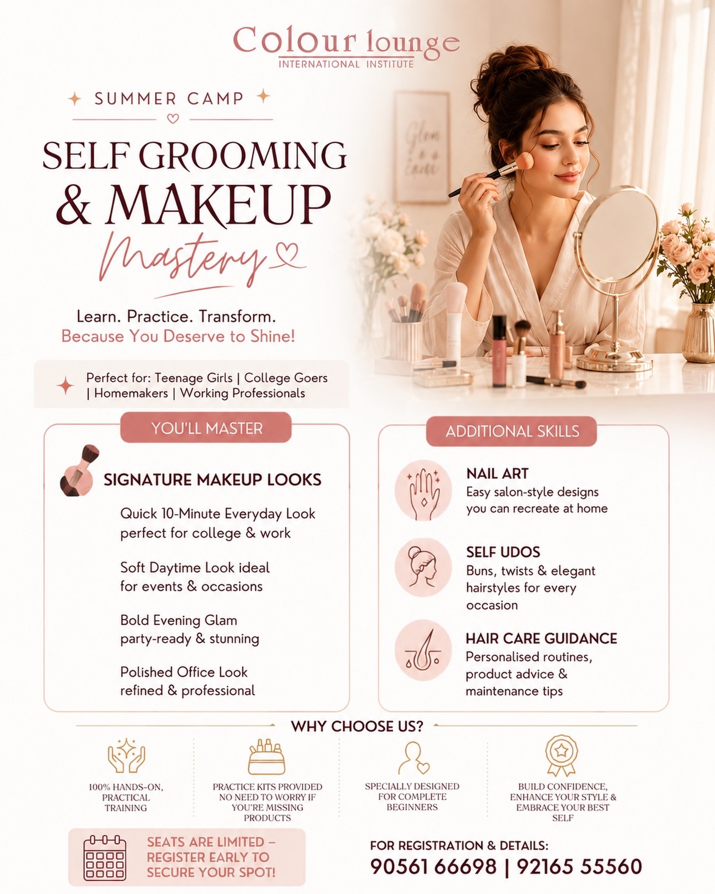 Colour lounge Institute Institute of Hair-Skin & Makeup Science/Academy Facebook ad