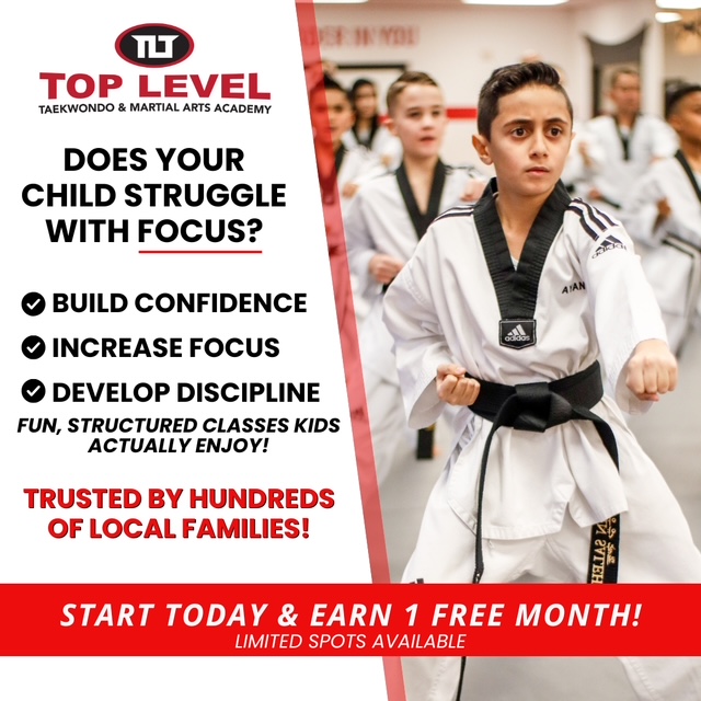 Top Level Taekwondo - Waterloo Facebook ad