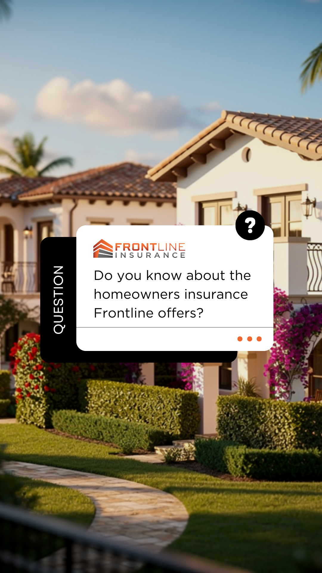 Frontline Insurance Digital Agency Facebook ad: New Look. Same Frontline.