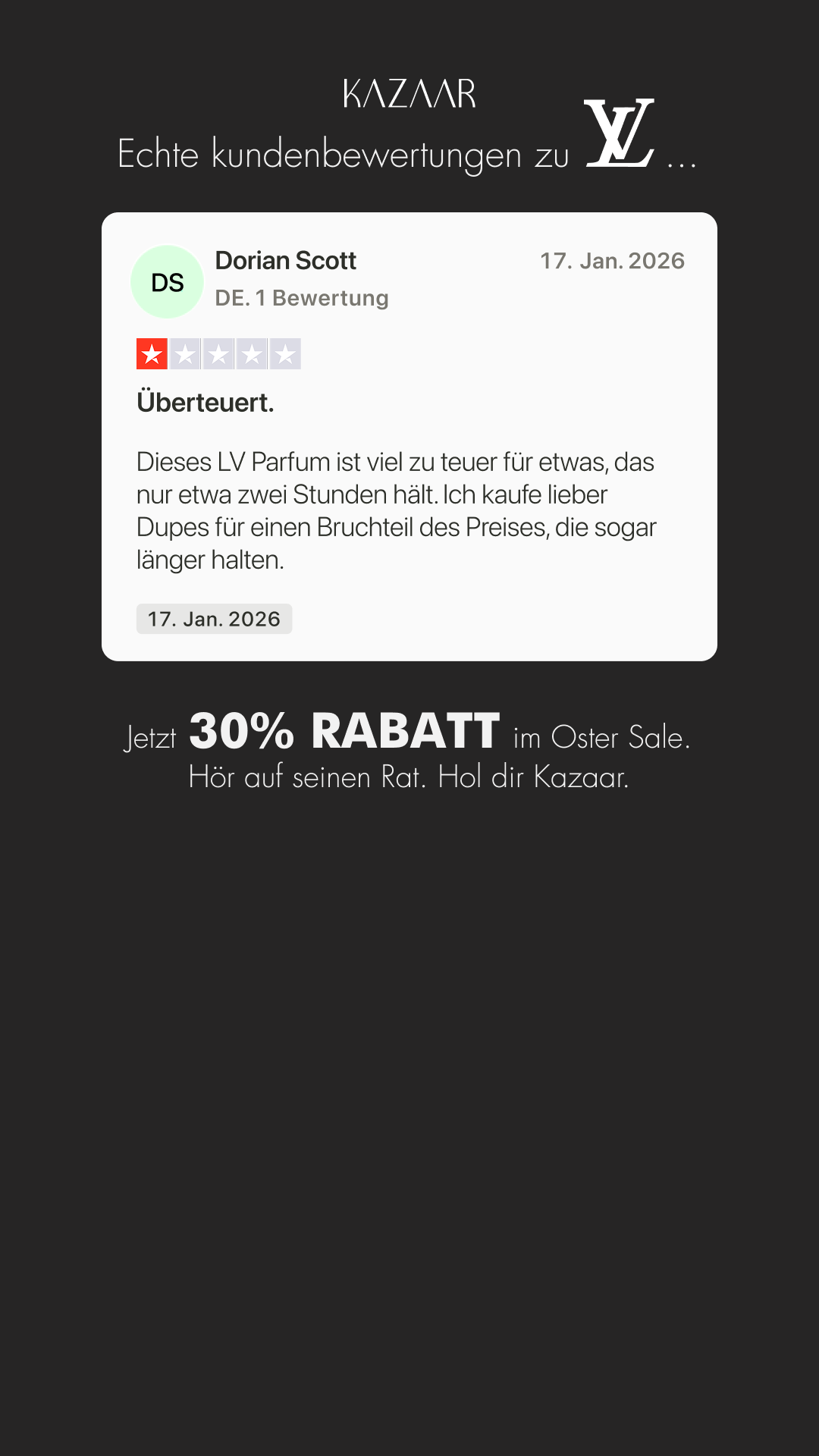 Kazaar Facebook ad