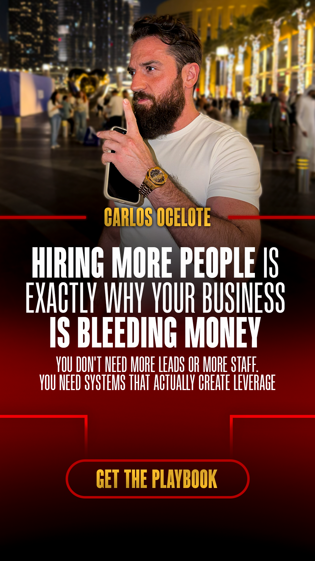 Ocelote Facebook ad from Apr 2, 2026