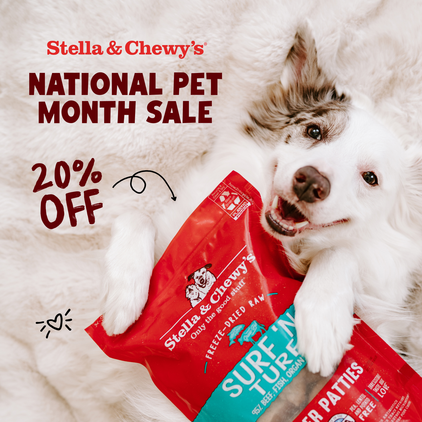 Stella & Chewy's Facebook ad