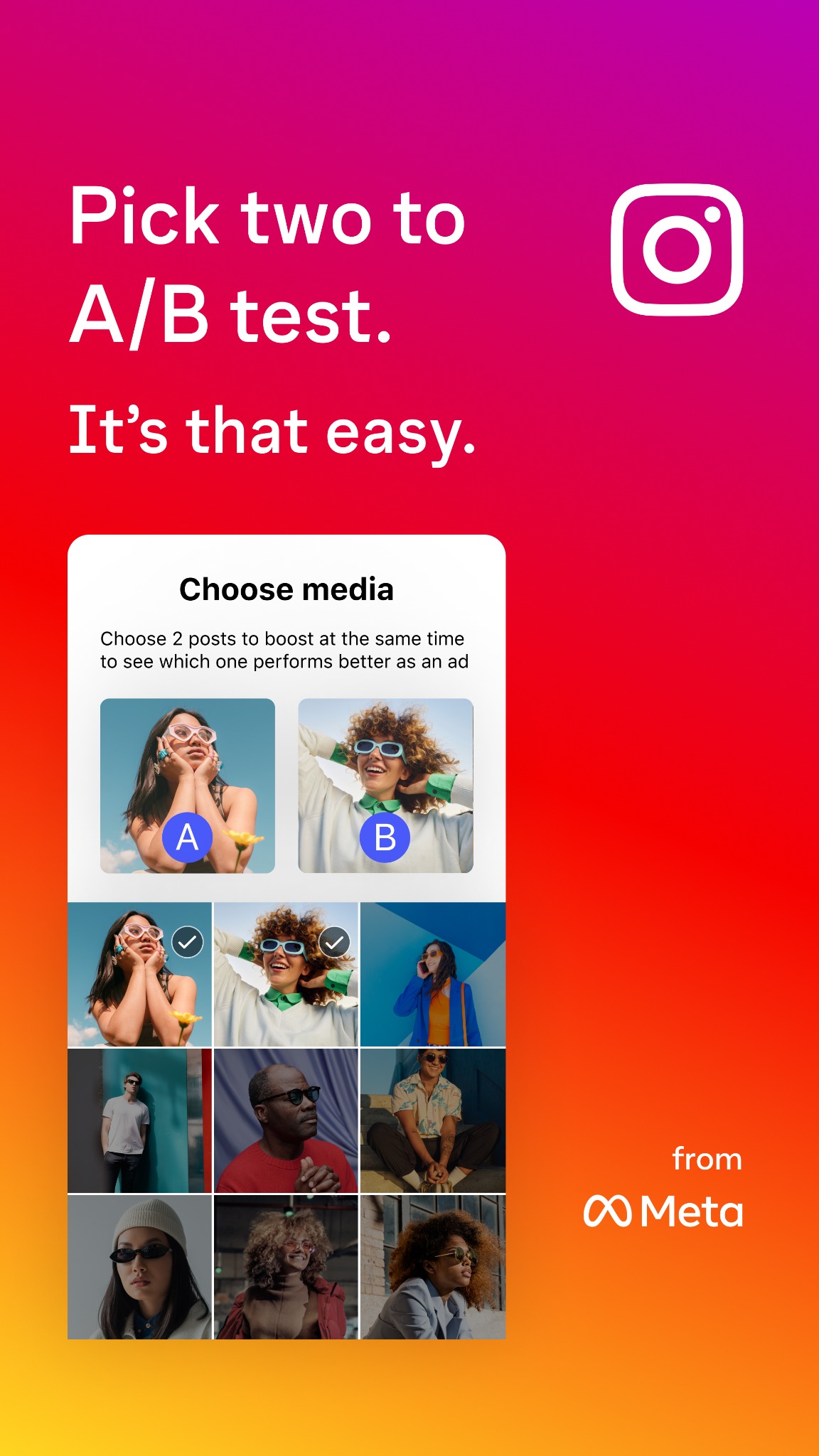 Instagram for Business Facebook ad