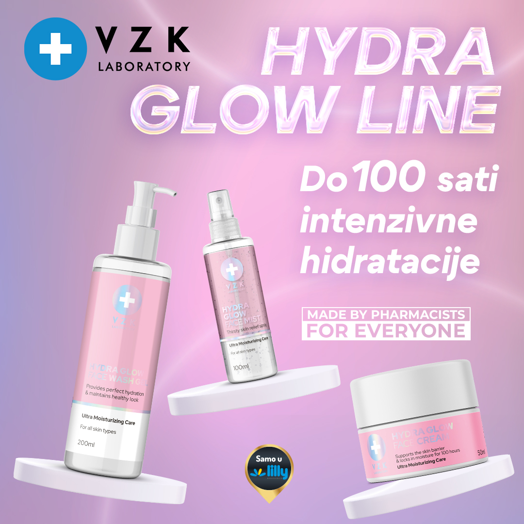 VZK Facebook ad: Želiš kožu koja blista i ostaje hidrirana tokom…