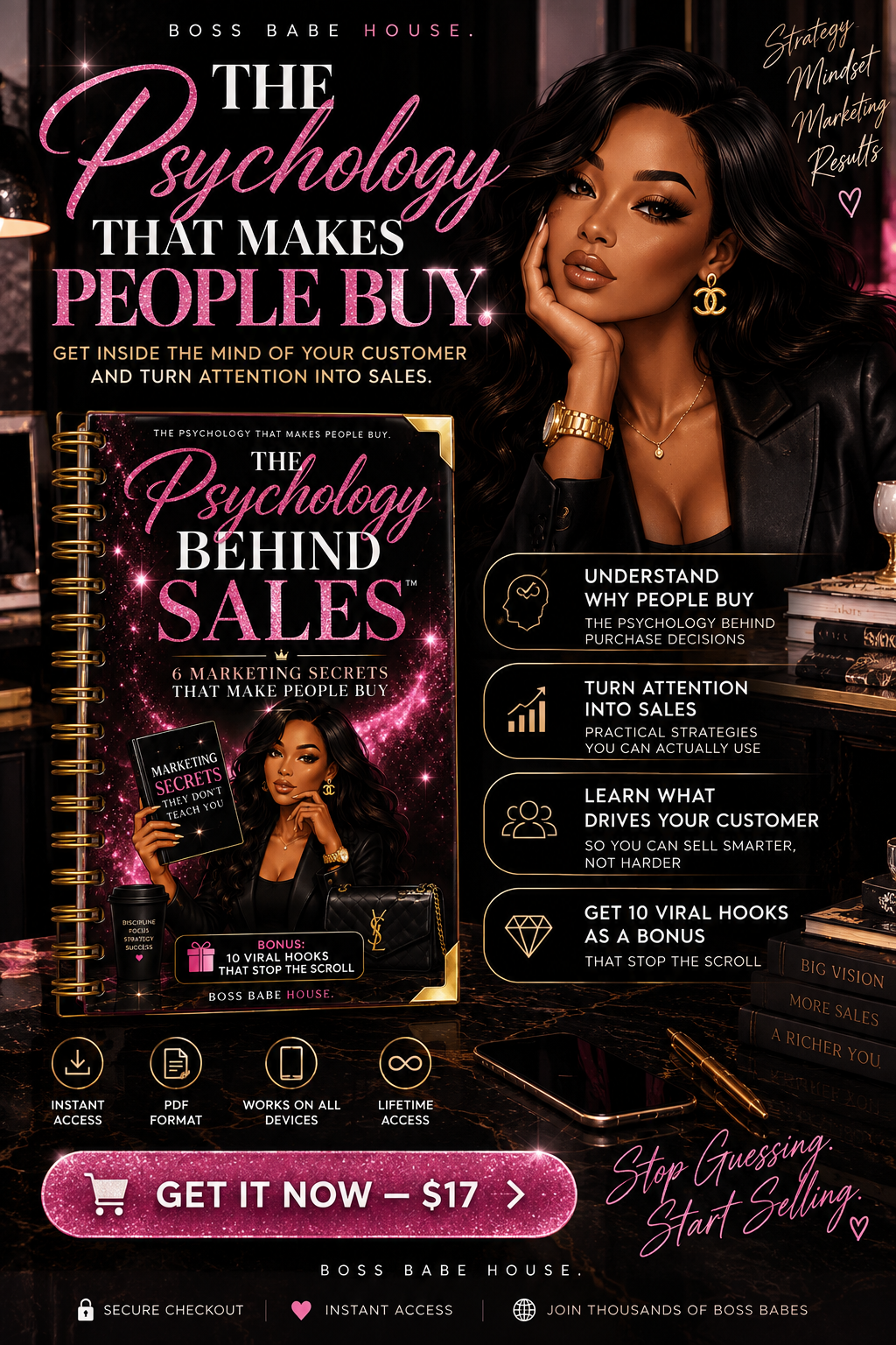 Boss Babe House Facebook ad: The Psychology Behind Sales | $17