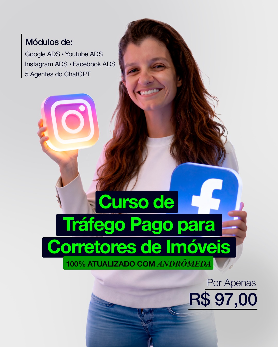 Anúncios para Corretores Facebook ad