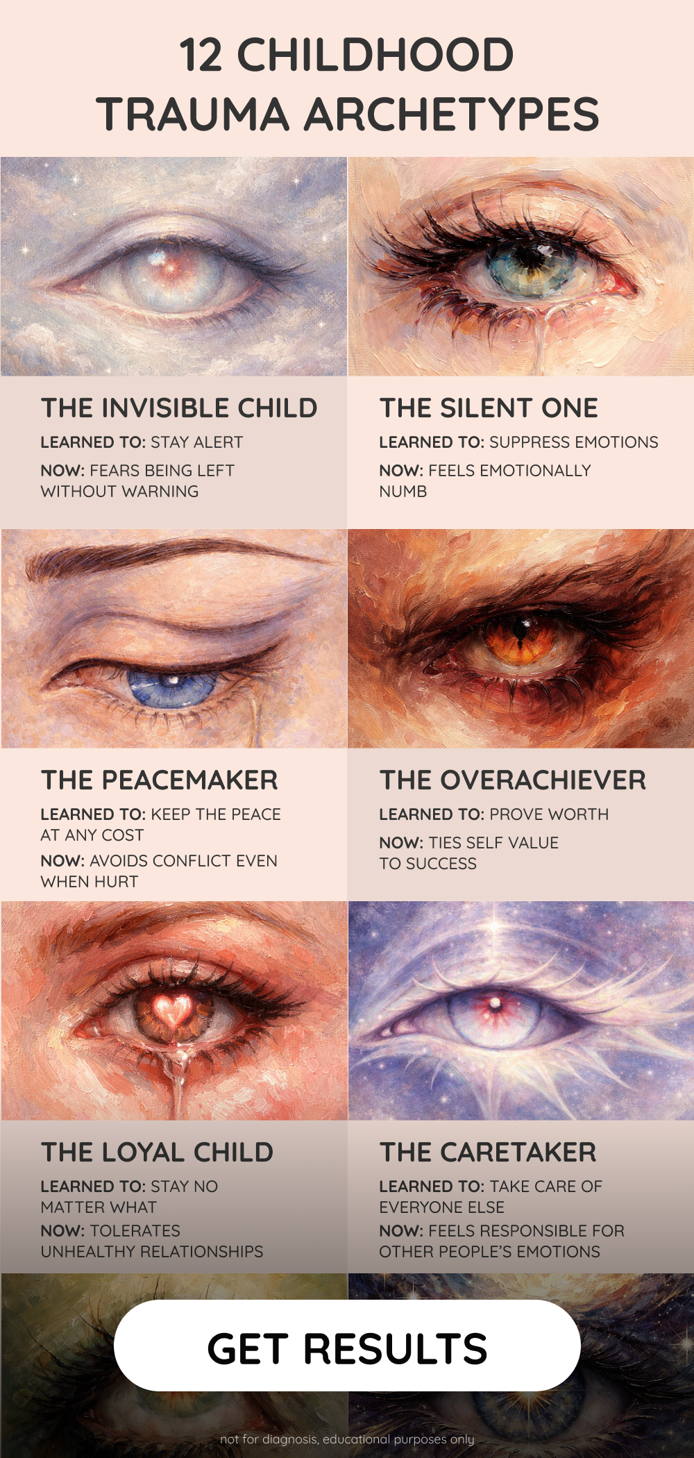 From trauma freeze to inner peace Facebook ad
