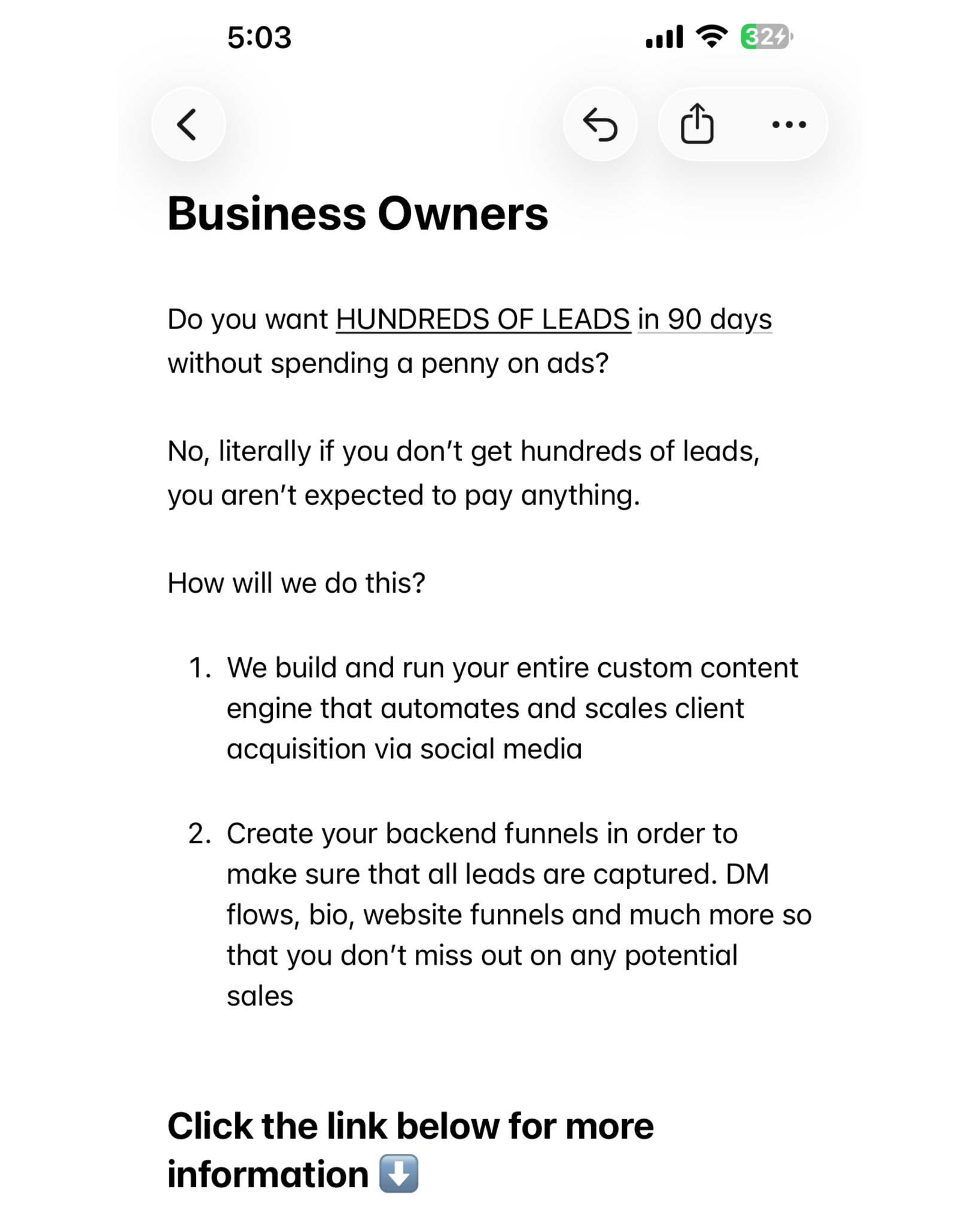 Nathan Douglas Johnson Facebook ad