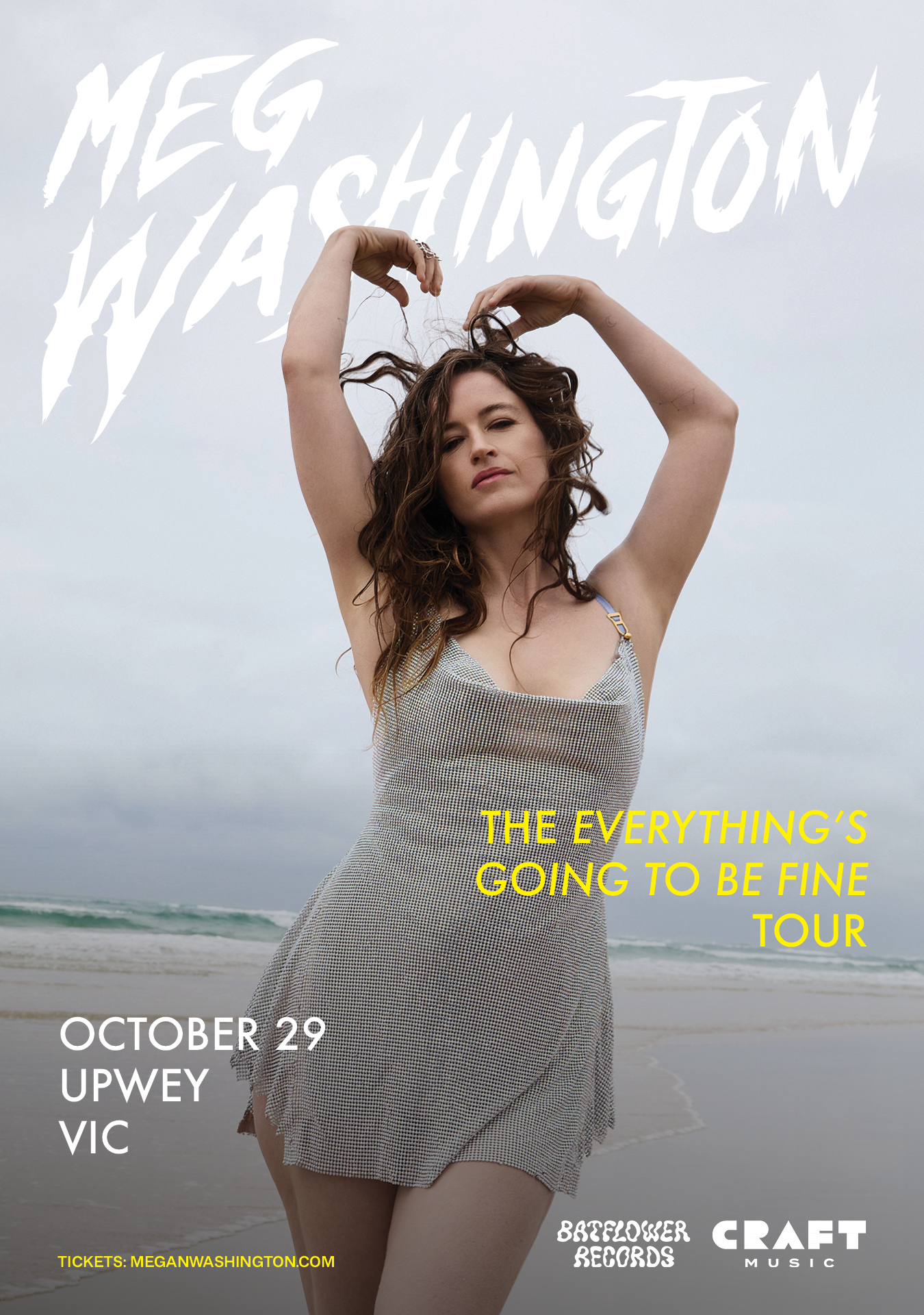 Meg Washington Music Facebook ad from Aug 9, 2026