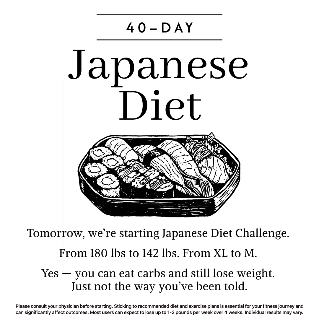 Japanese Diet Plan Facebook ad