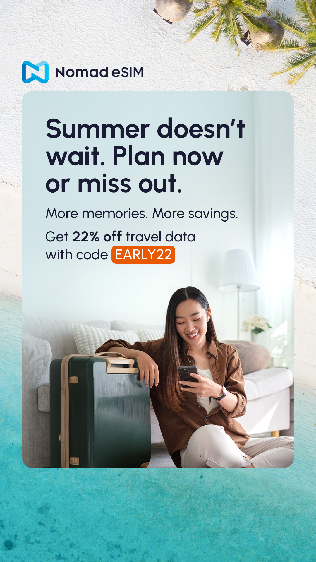 Nomad Esim Facebook ad