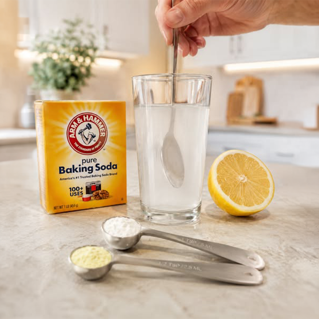Laura Wagner Facebook ad: This Baking Soda Mix Changed My Life.