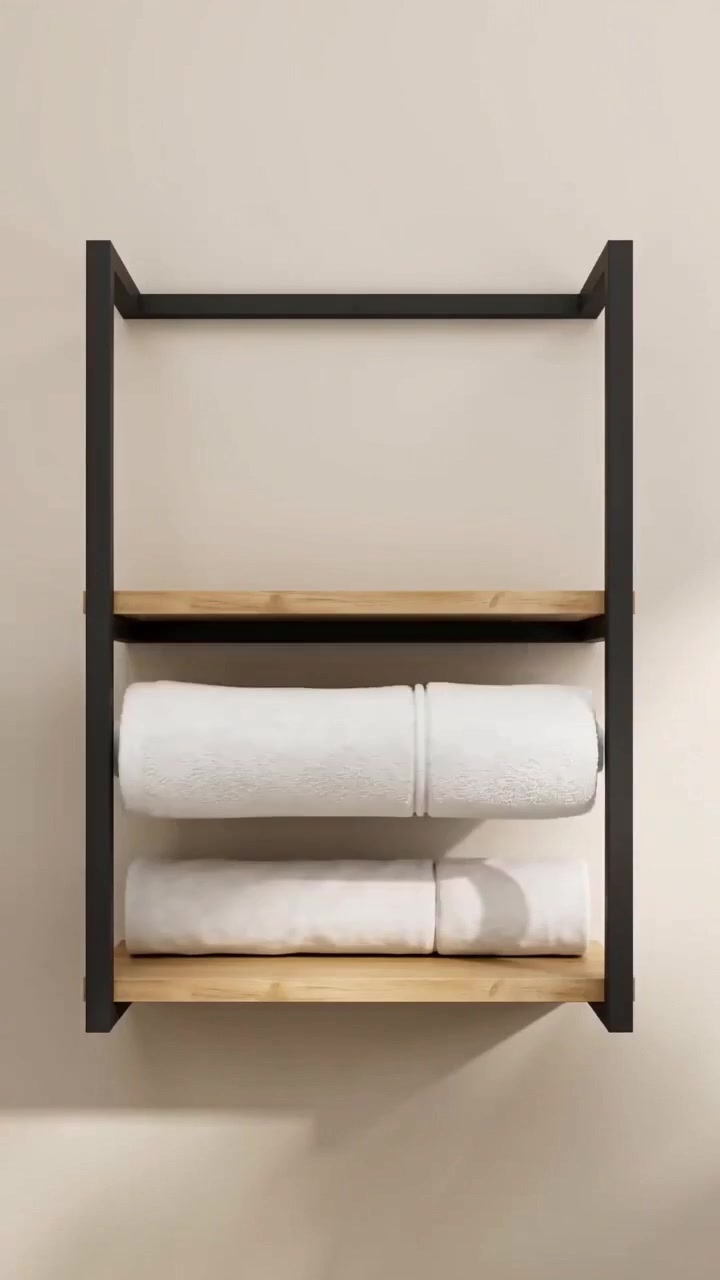 Grandmix Facebook ad: 2-Tier Bathroom Shelf, Towel Storage for Bathroom