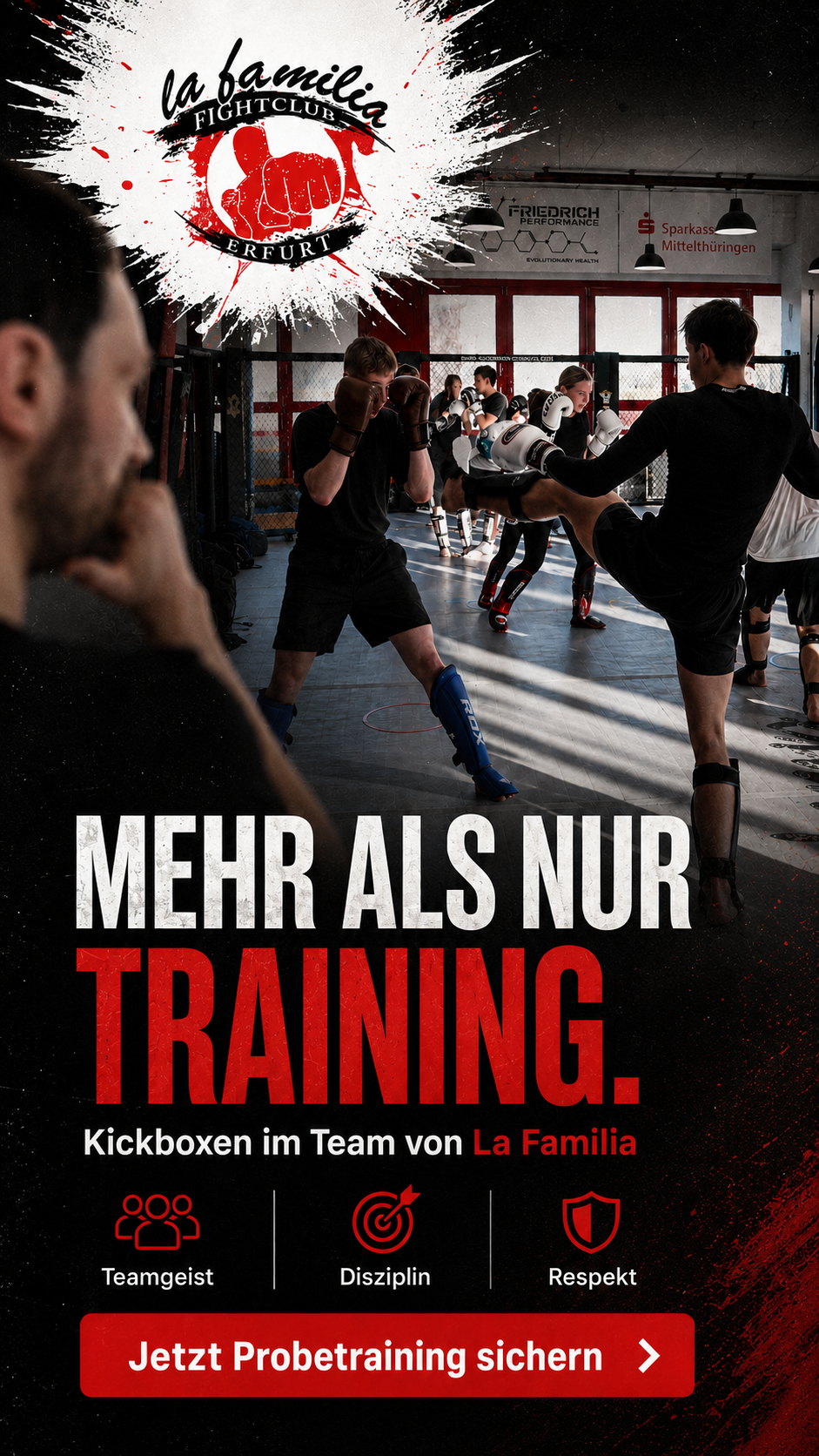 La familia Fightclub Erfurt Facebook ad