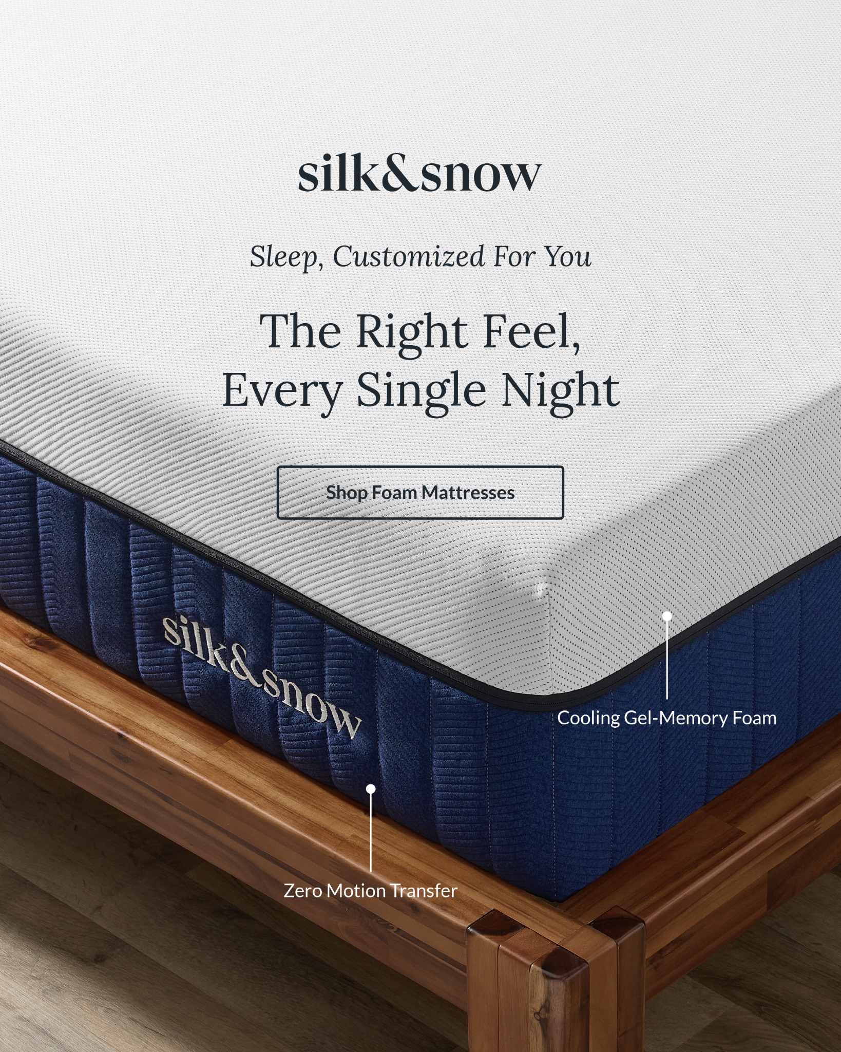 Silk and Snow Facebook ad