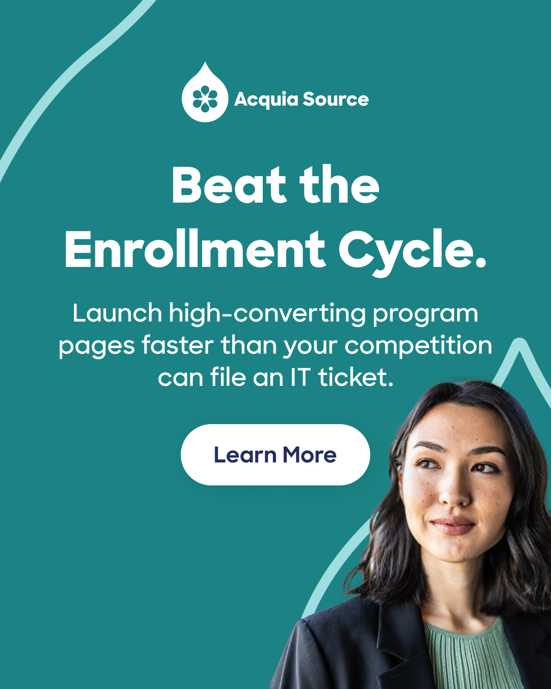 Acquia Facebook ad