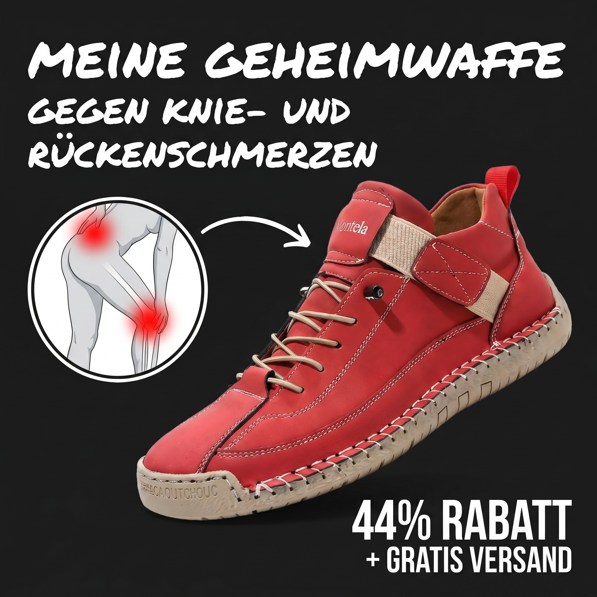 Montela Facebook ad: FRÜHLINGSANGEBOT, Bis zu 60 % Rabatt!