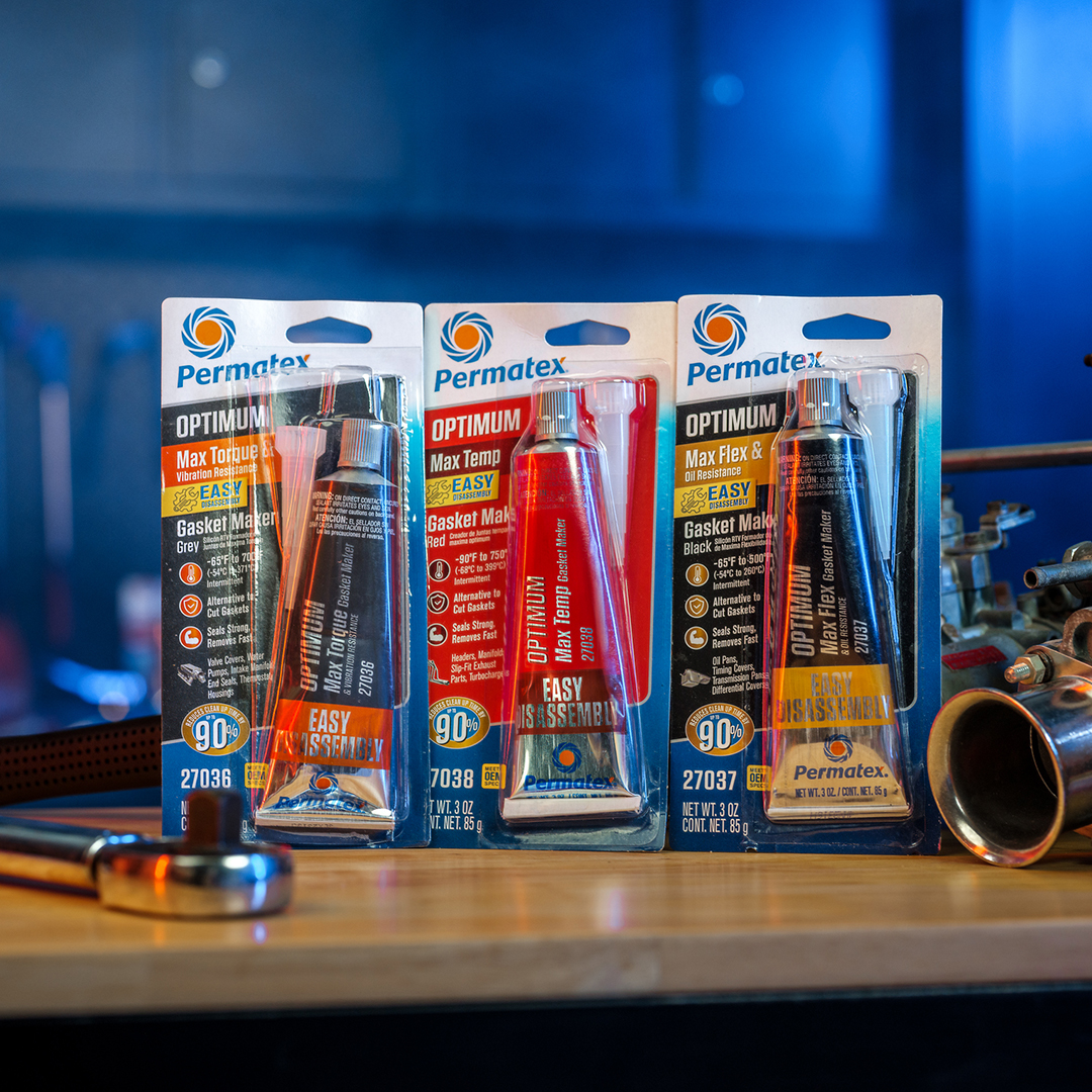 Permatex Australia Facebook ad: NEW: the Permatex Optimum Gasket Maker range.