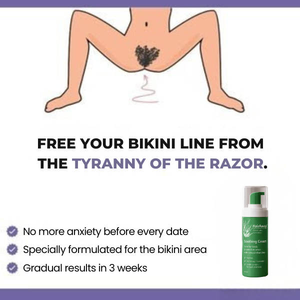 SA Vital Living Facebook ad: Are you tired of shaving your bikini line?