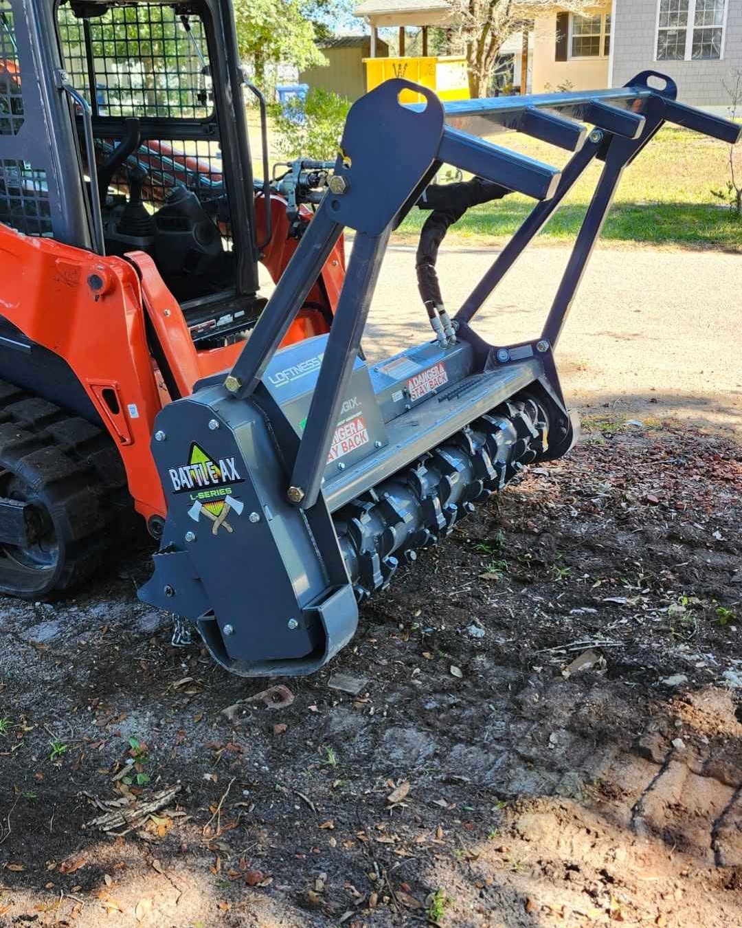 Andrew Seth Evans Facebook ad: FOR RENT: PREMIUM LAND CLEARING AND HAULING PACKAGE!
