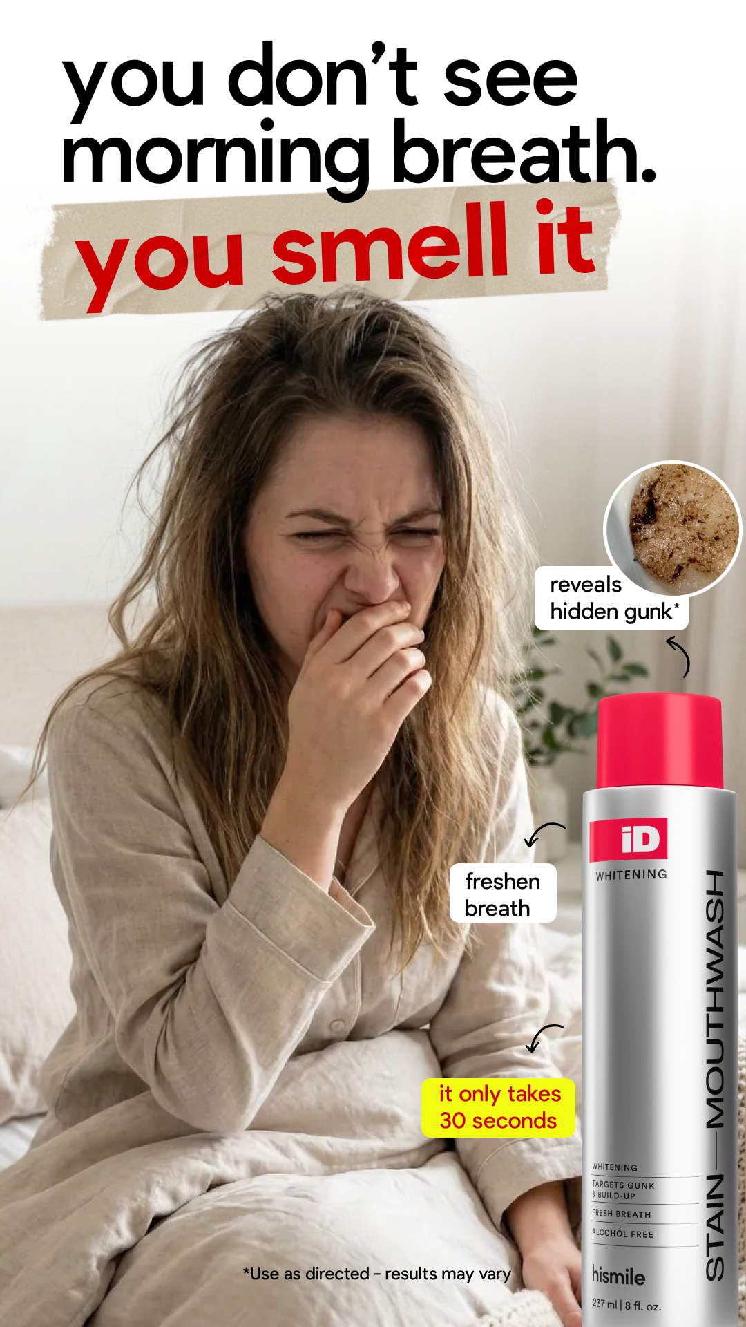 Hismile Facebook ad