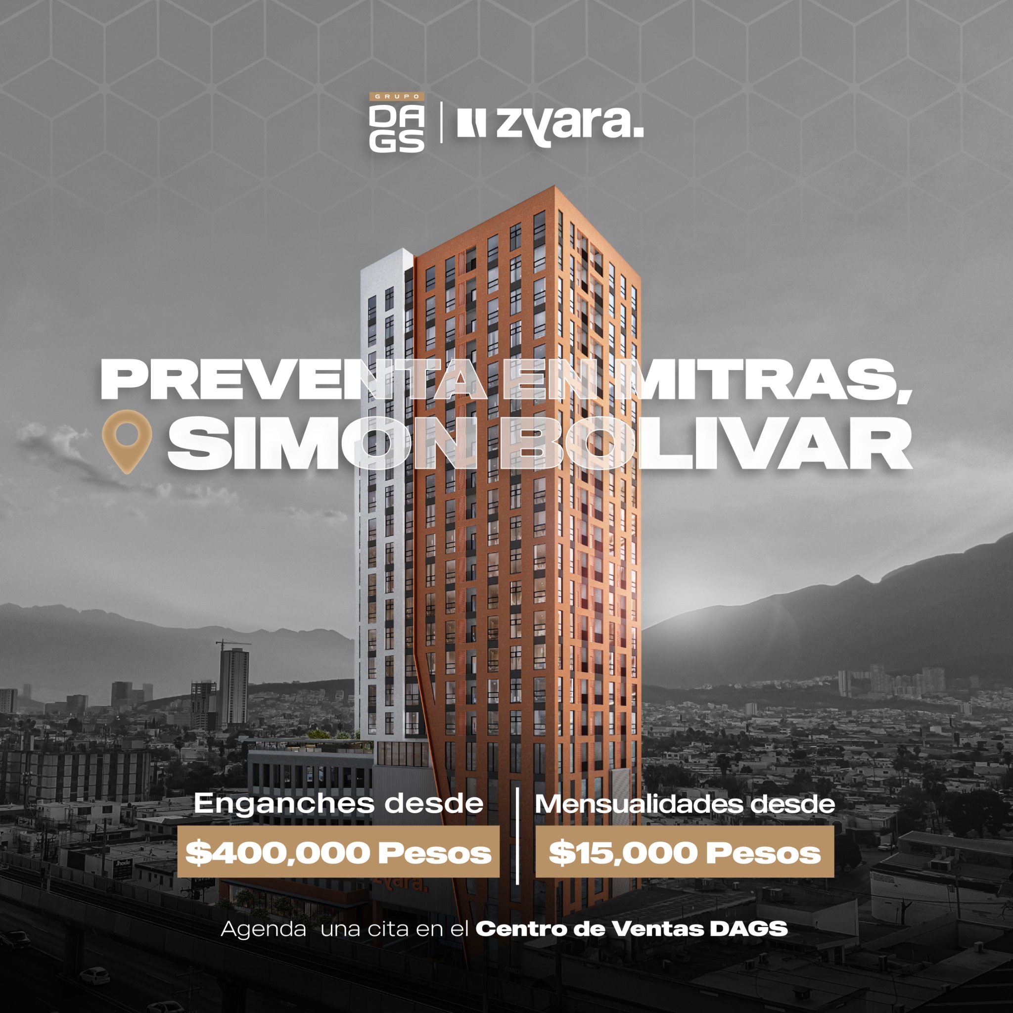 Centro de Ventas DAGS Facebook ad: 2 Torres | 256 Depas