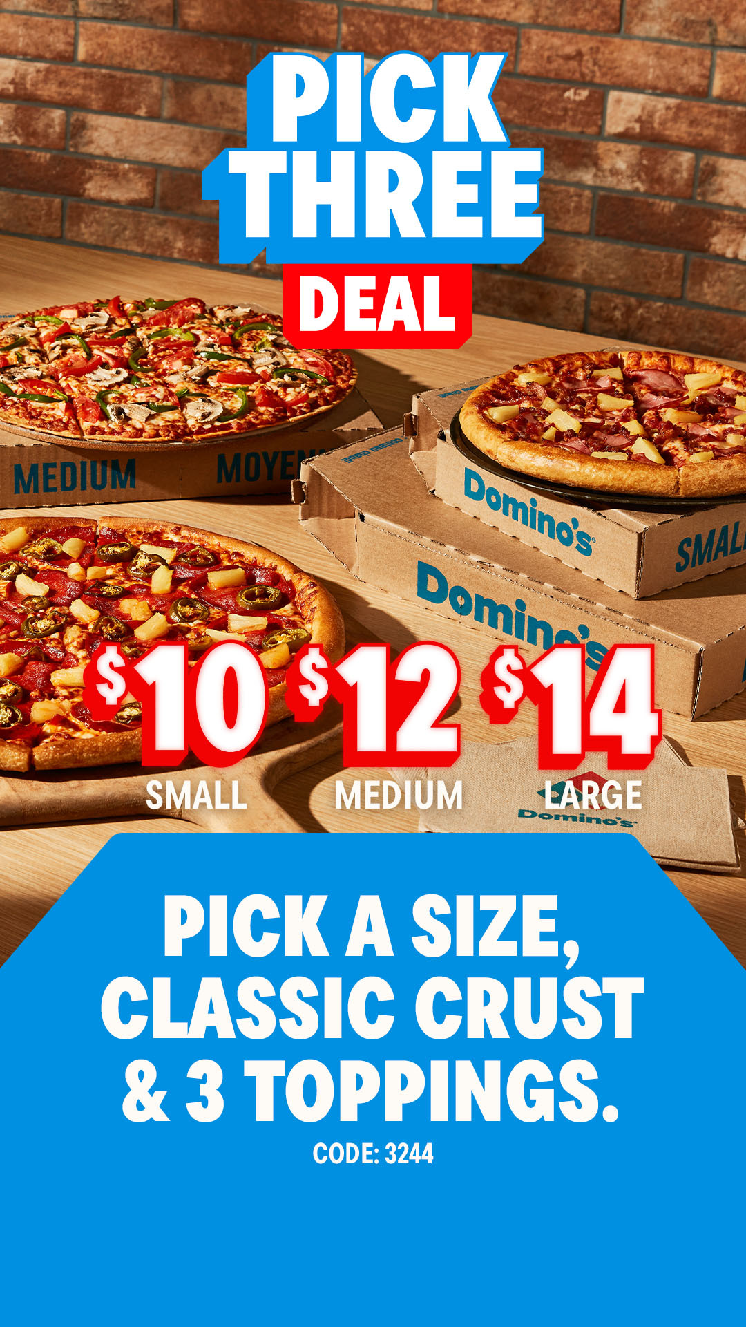 Domino's Pizza Facebook ad from Feb 23, 2026