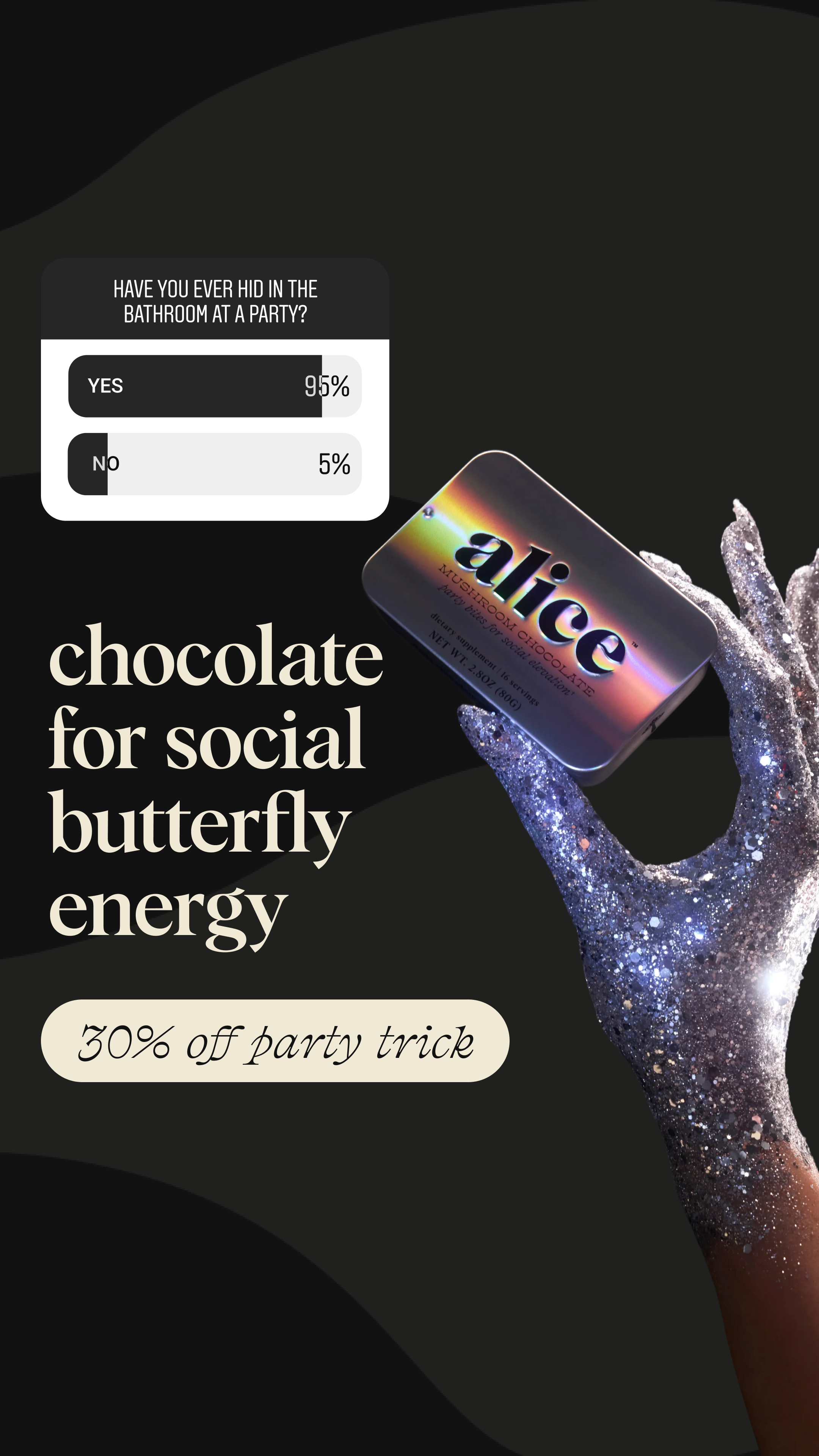 Alice Mushrooms Facebook ad