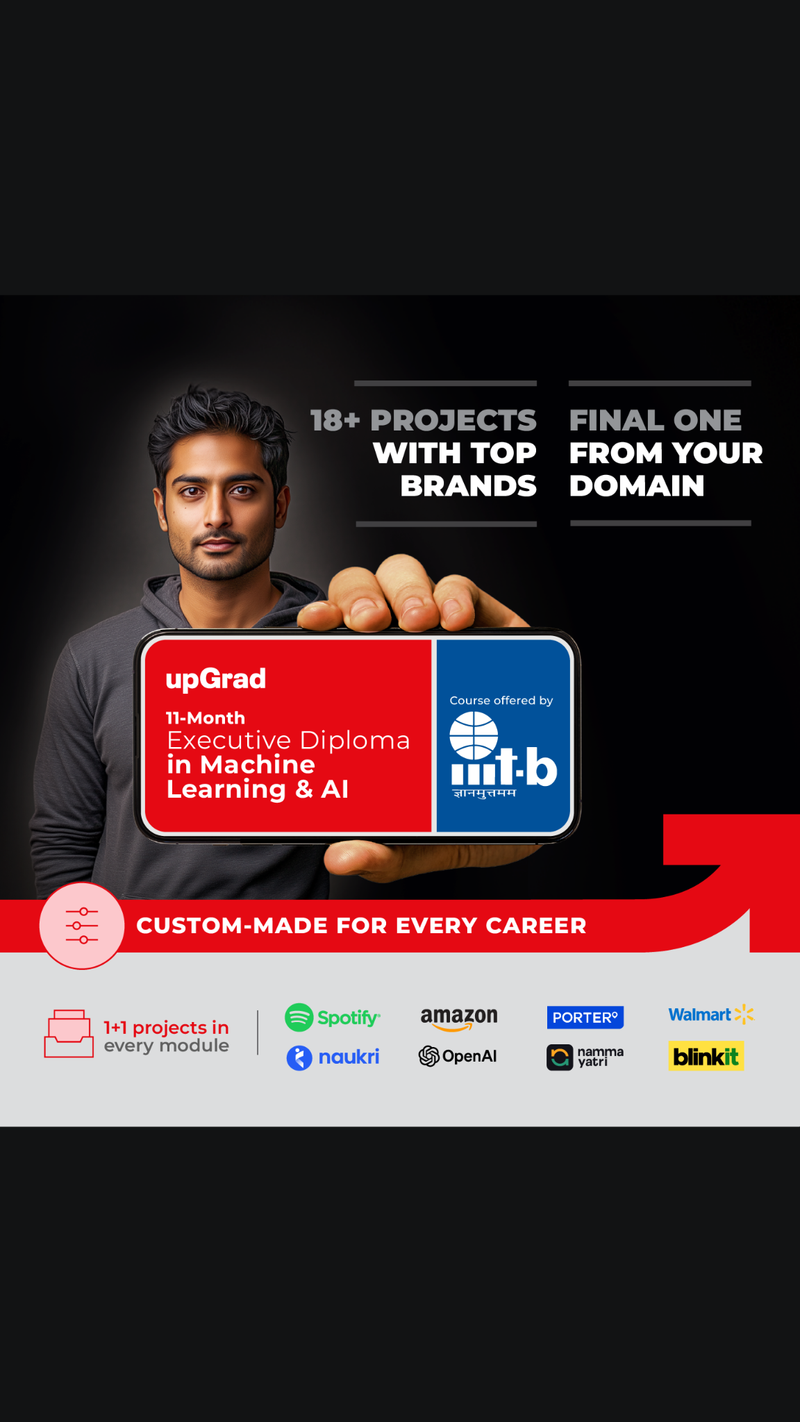 upGrad Facebook ad