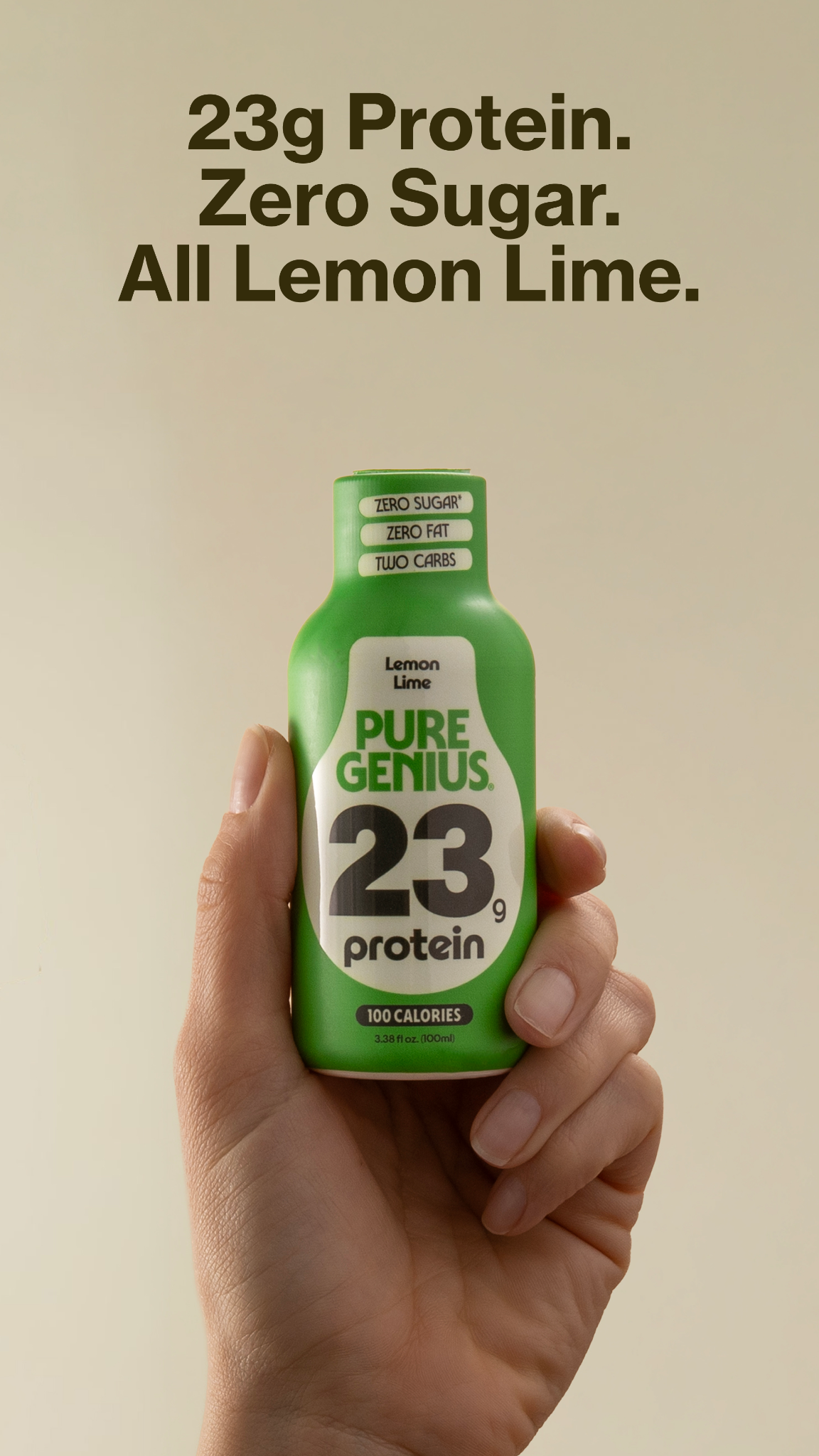Pure Genius Protein Facebook ad from Jun 1, 2026