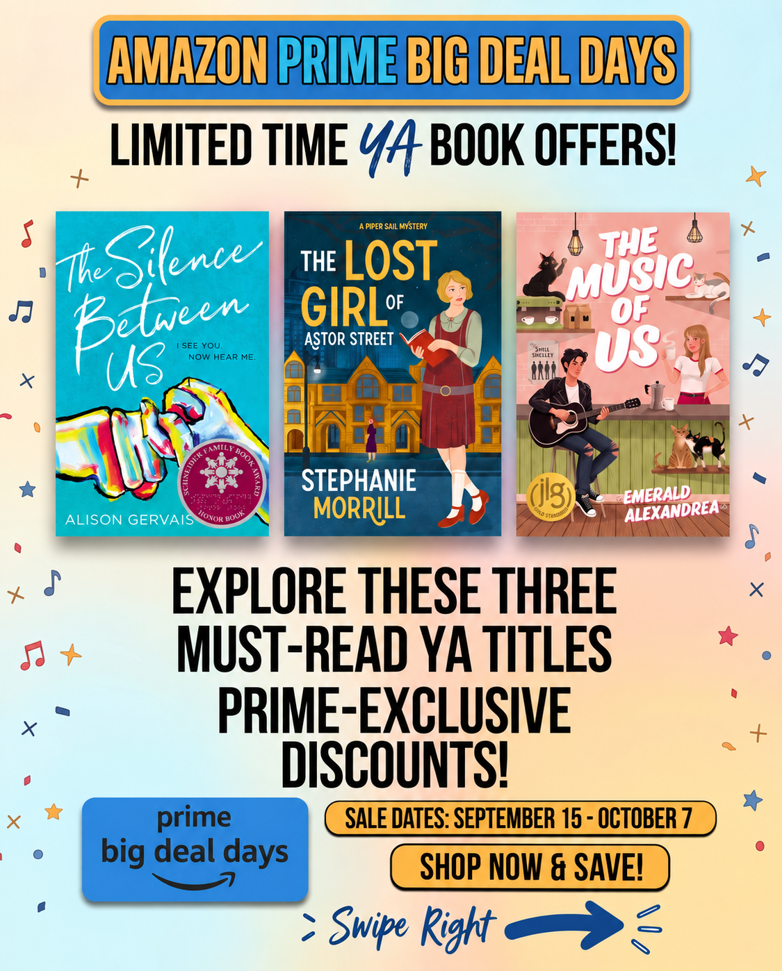Blink Young Adult Books Facebook ad: Big books. Big deals.