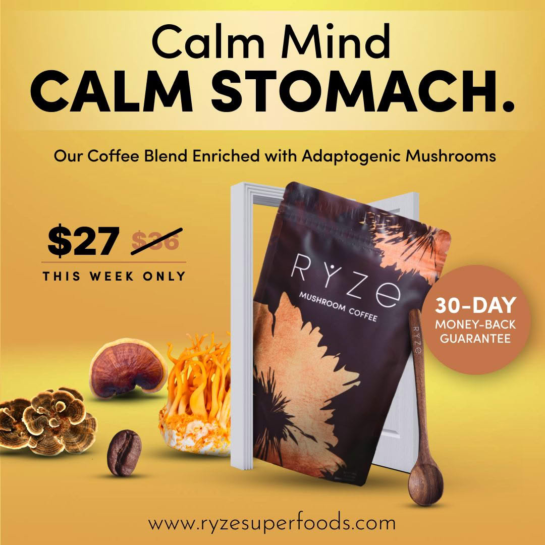 RYZE Superfoods Facebook ad