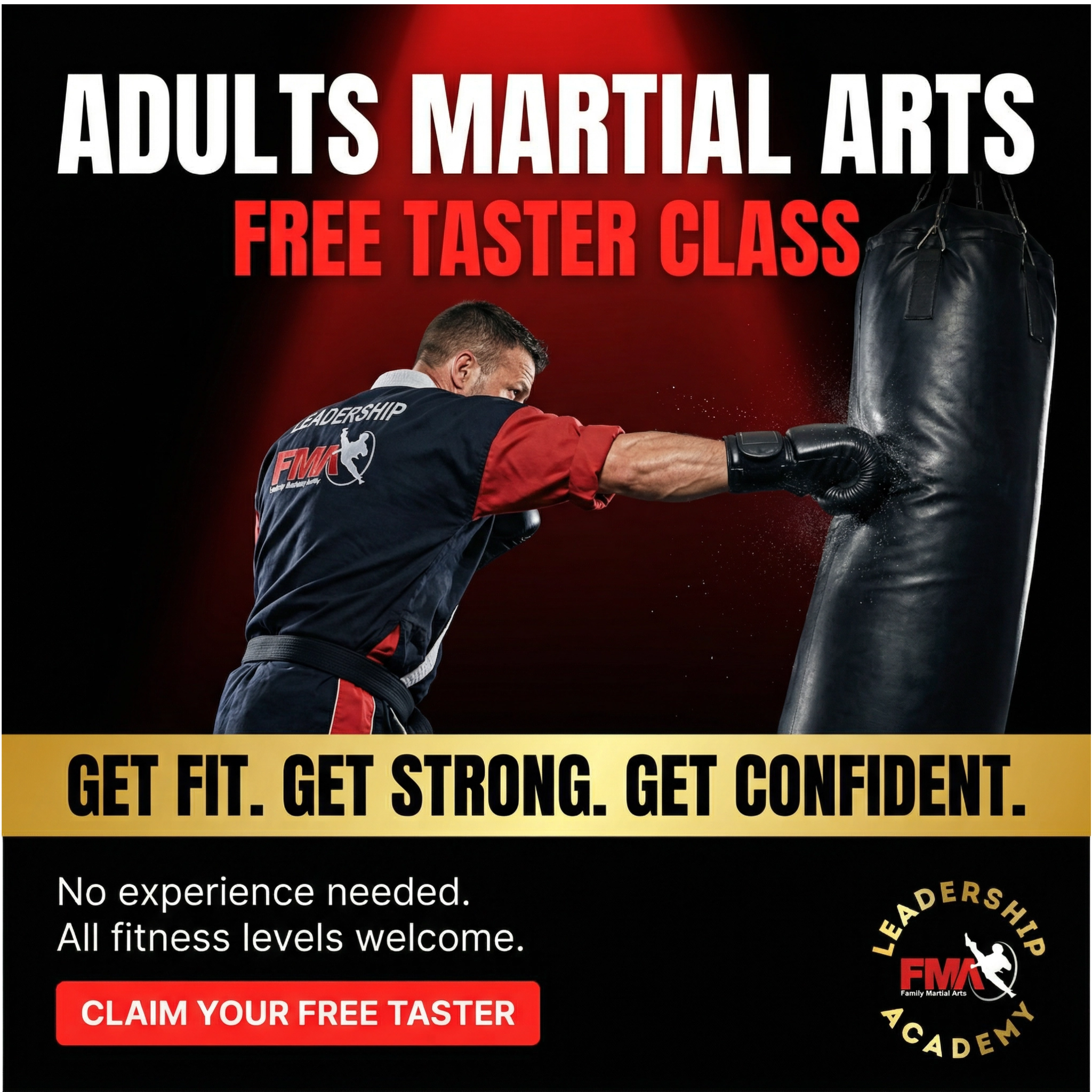 Family Martial Arts Northwich Facebook ad from Apr 1, 2026