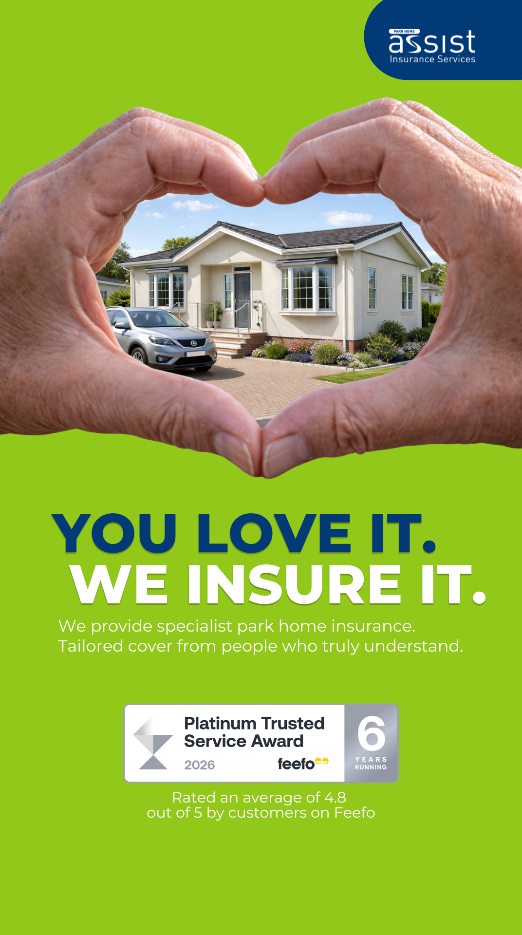 Park Home Assist Insurance Services Facebook ad