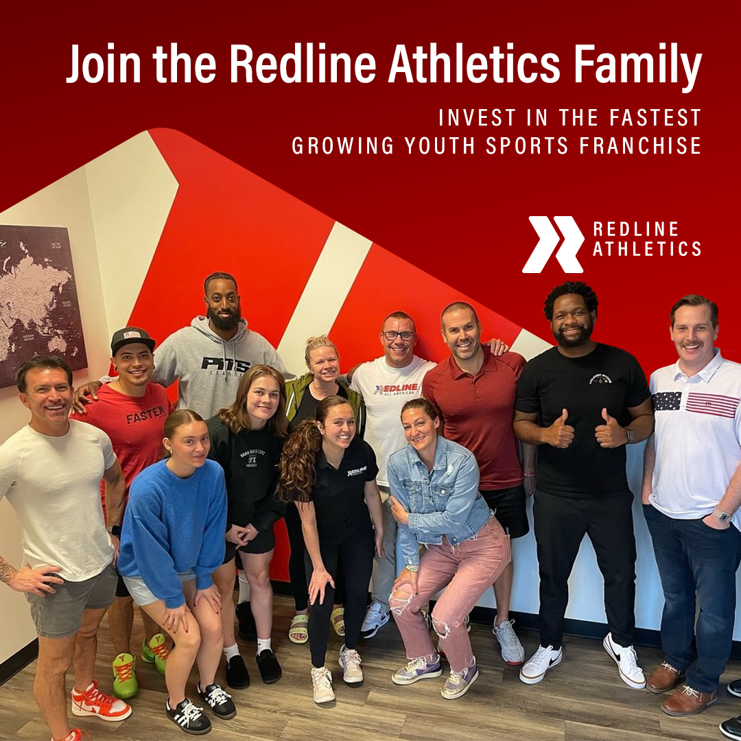 Redline Athletics - National Sports Performance Centers Facebook ad: Join a Winning Team | Franchise with Redline Athletics