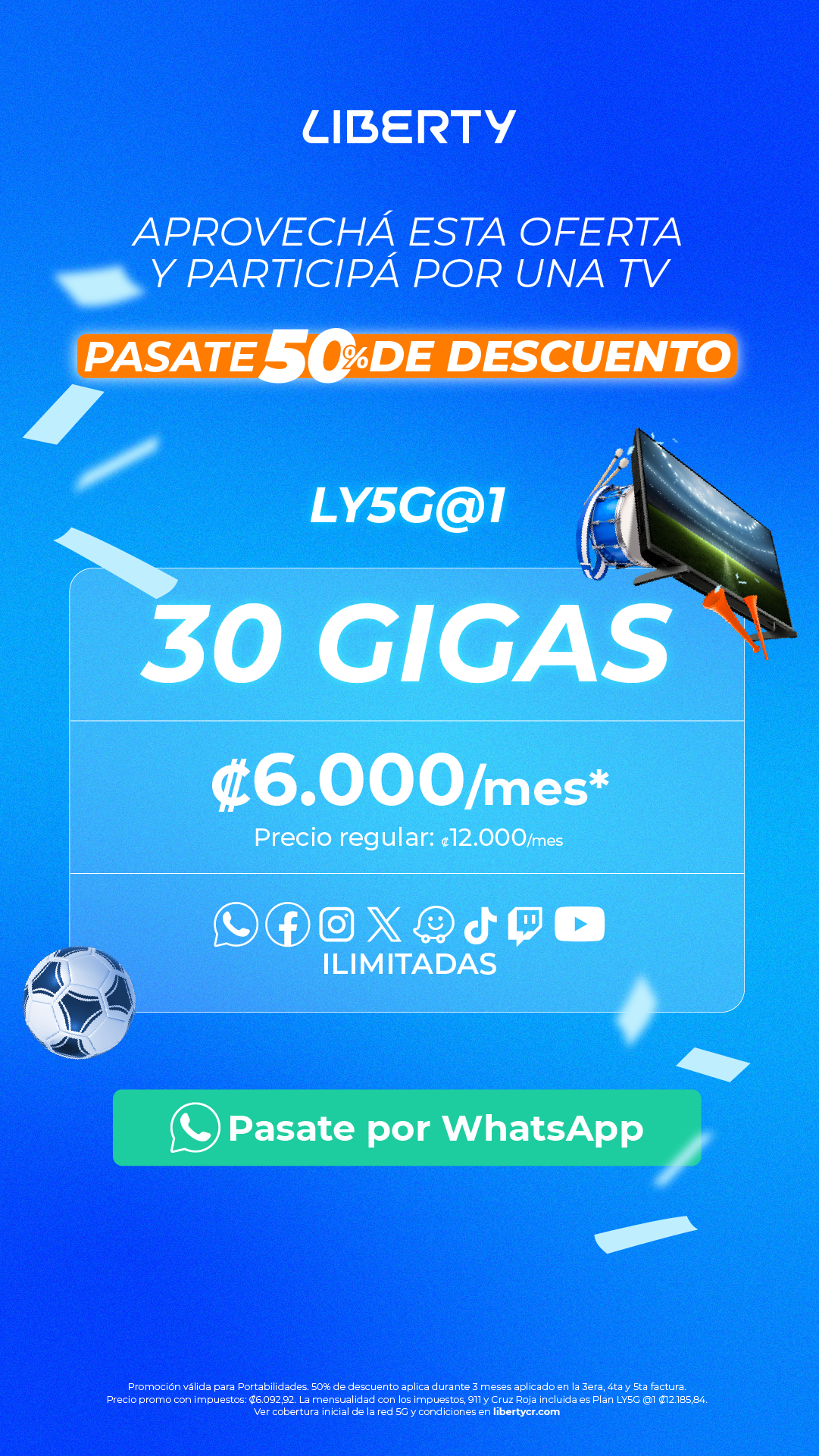 Liberty Costa Rica Facebook ad from Jun 18, 2026
