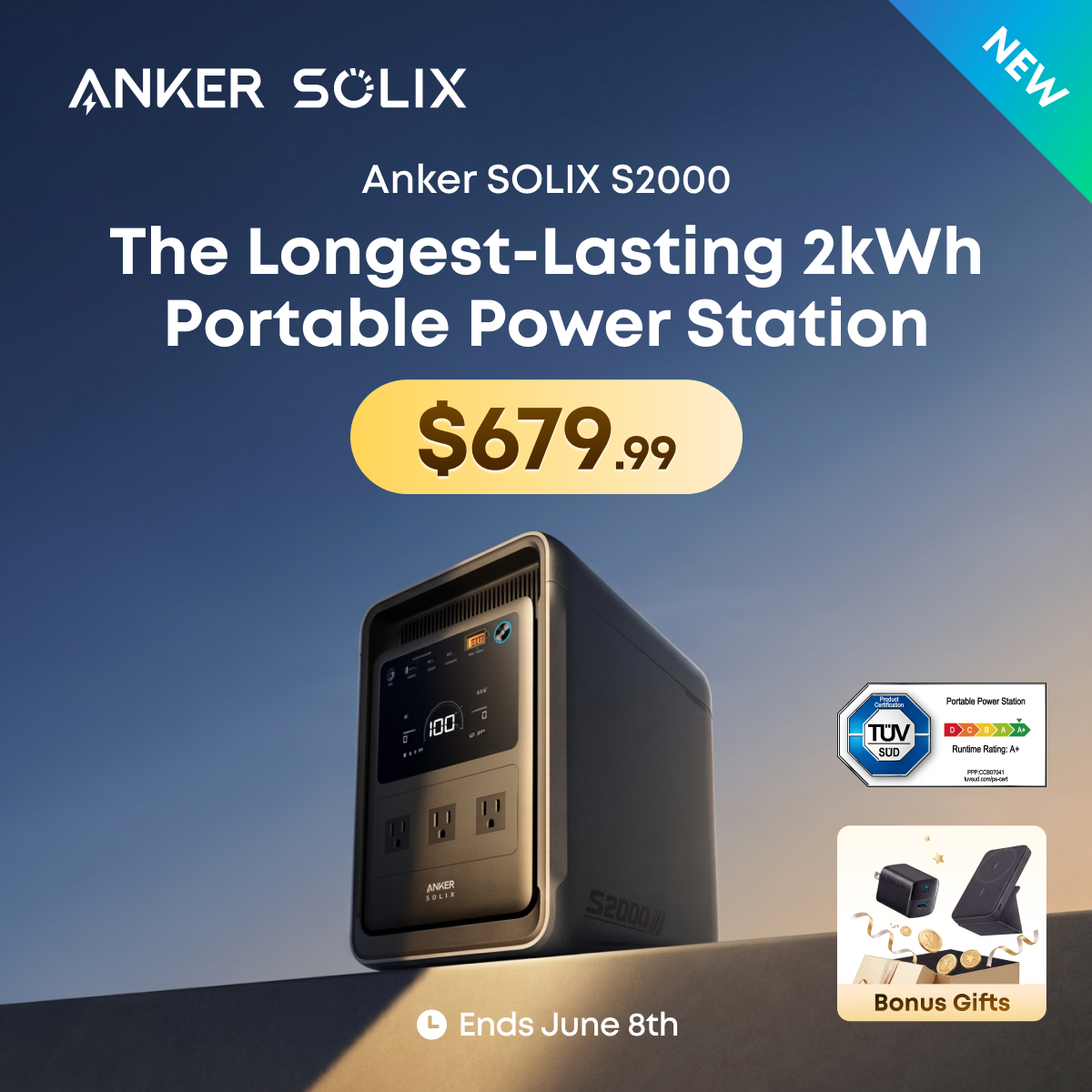 Anker SOLIX Facebook ad
